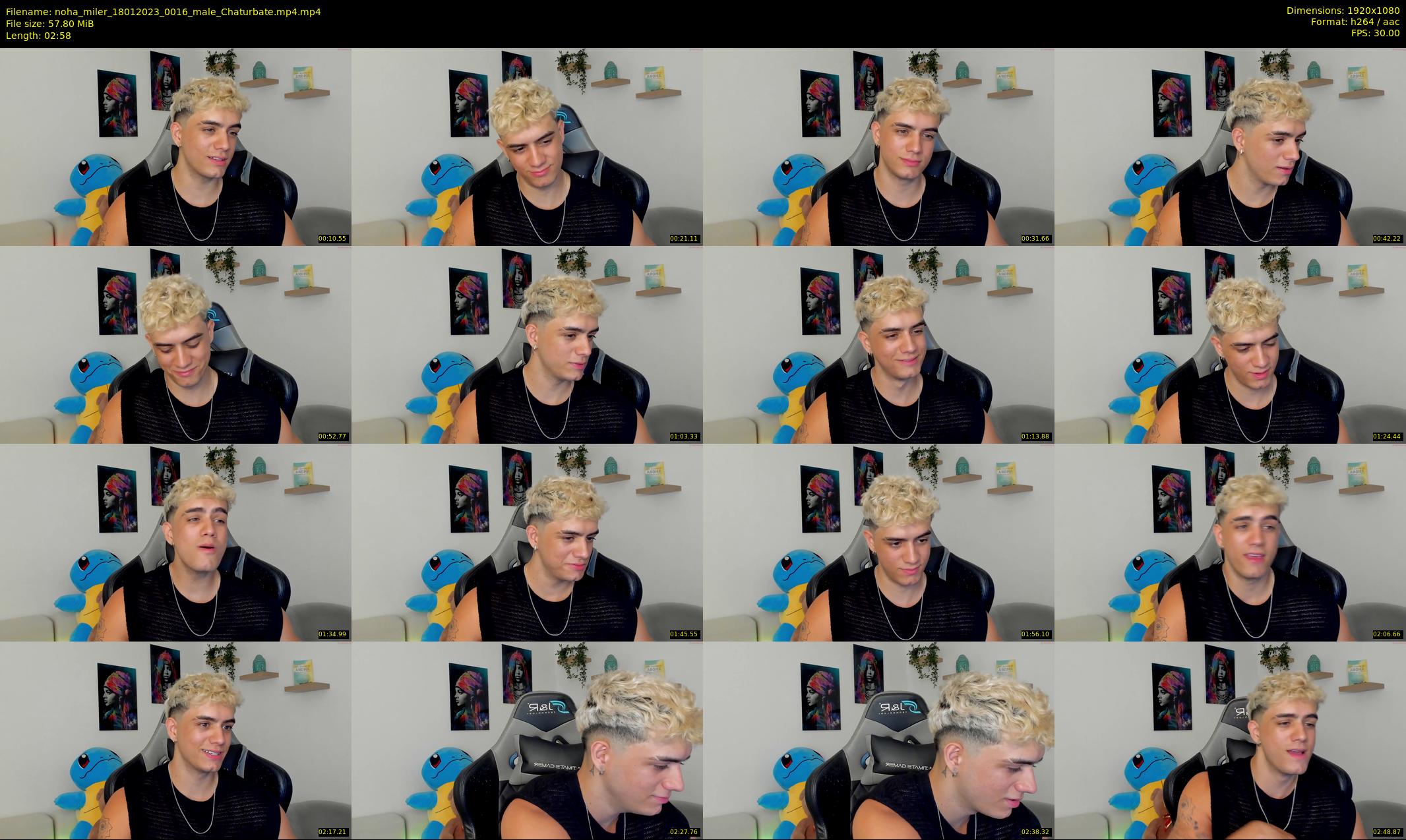 noha_miler — 3 minute Chaturbate male cam show recording, 1080p, Jan 18, 2023