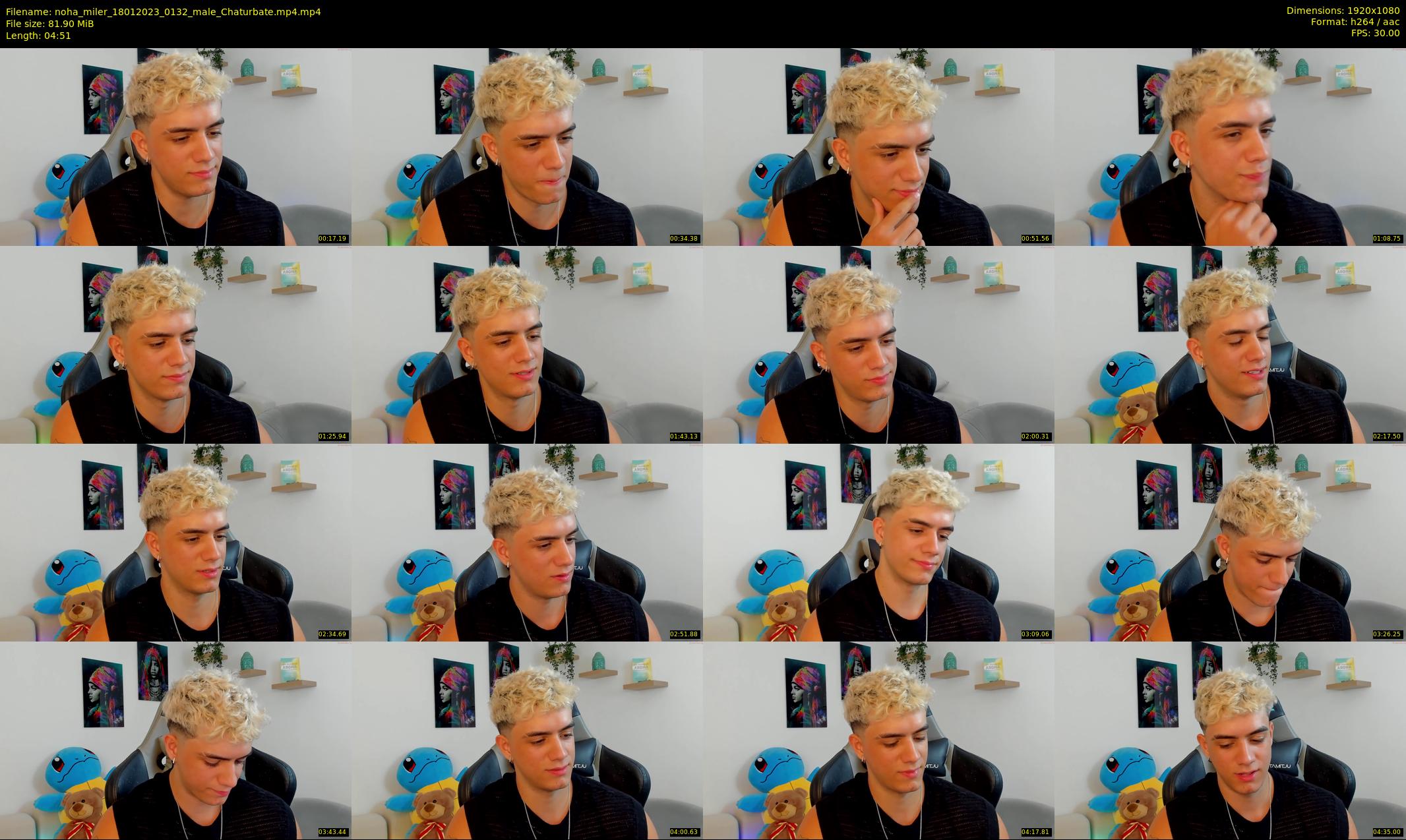 noha_miler — 5 minute Chaturbate male cam show recording, 1080p, Jan 18, 2023