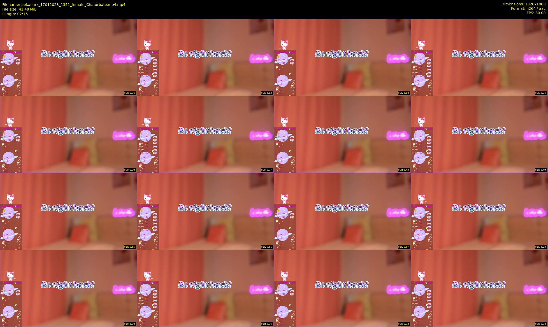 pekadark — 3 minute Chaturbate female cam show recording, 1080p, Jan 17, 2023