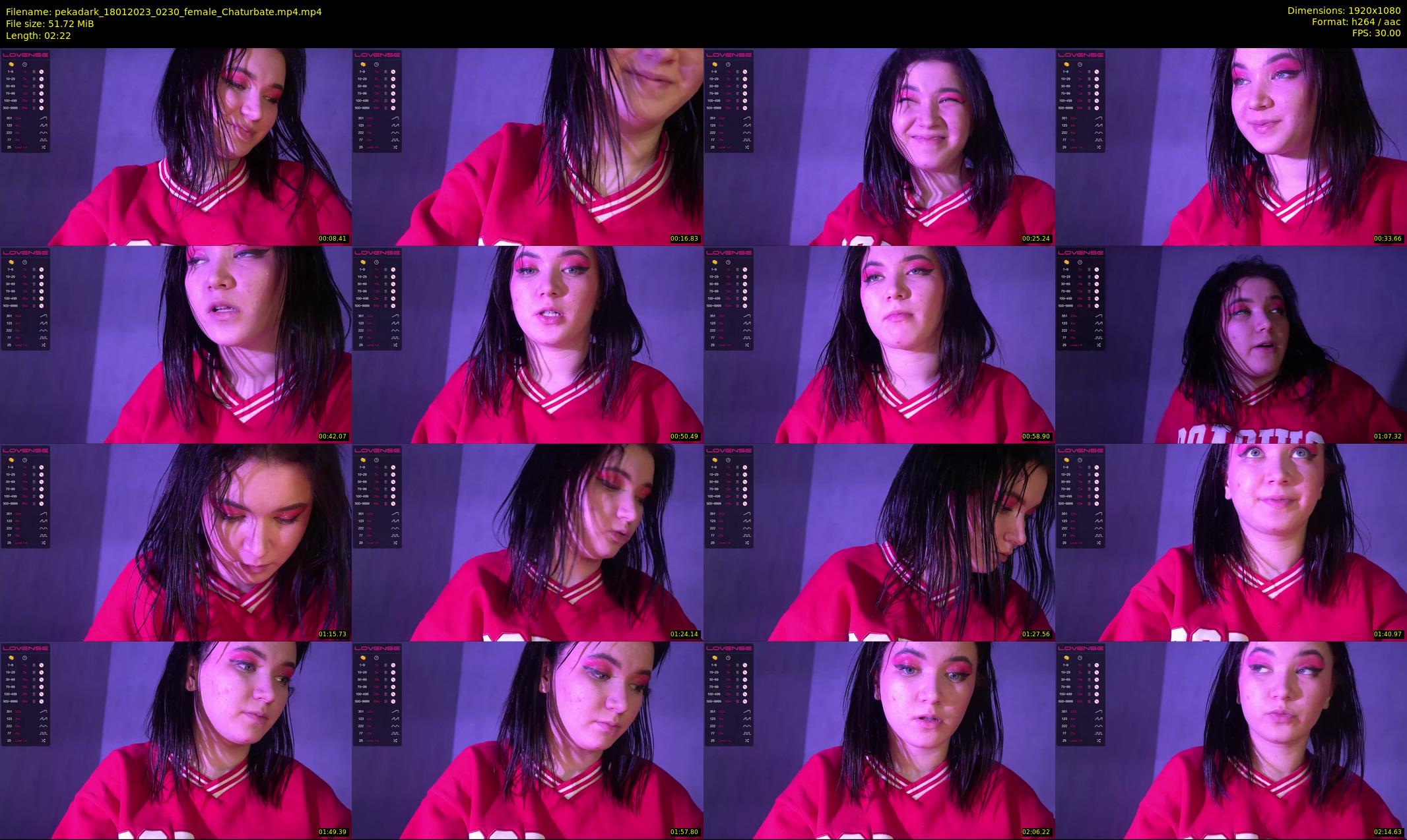 pekadark — 3 minute Chaturbate female cam show recording, 1080p, Jan 18, 2023