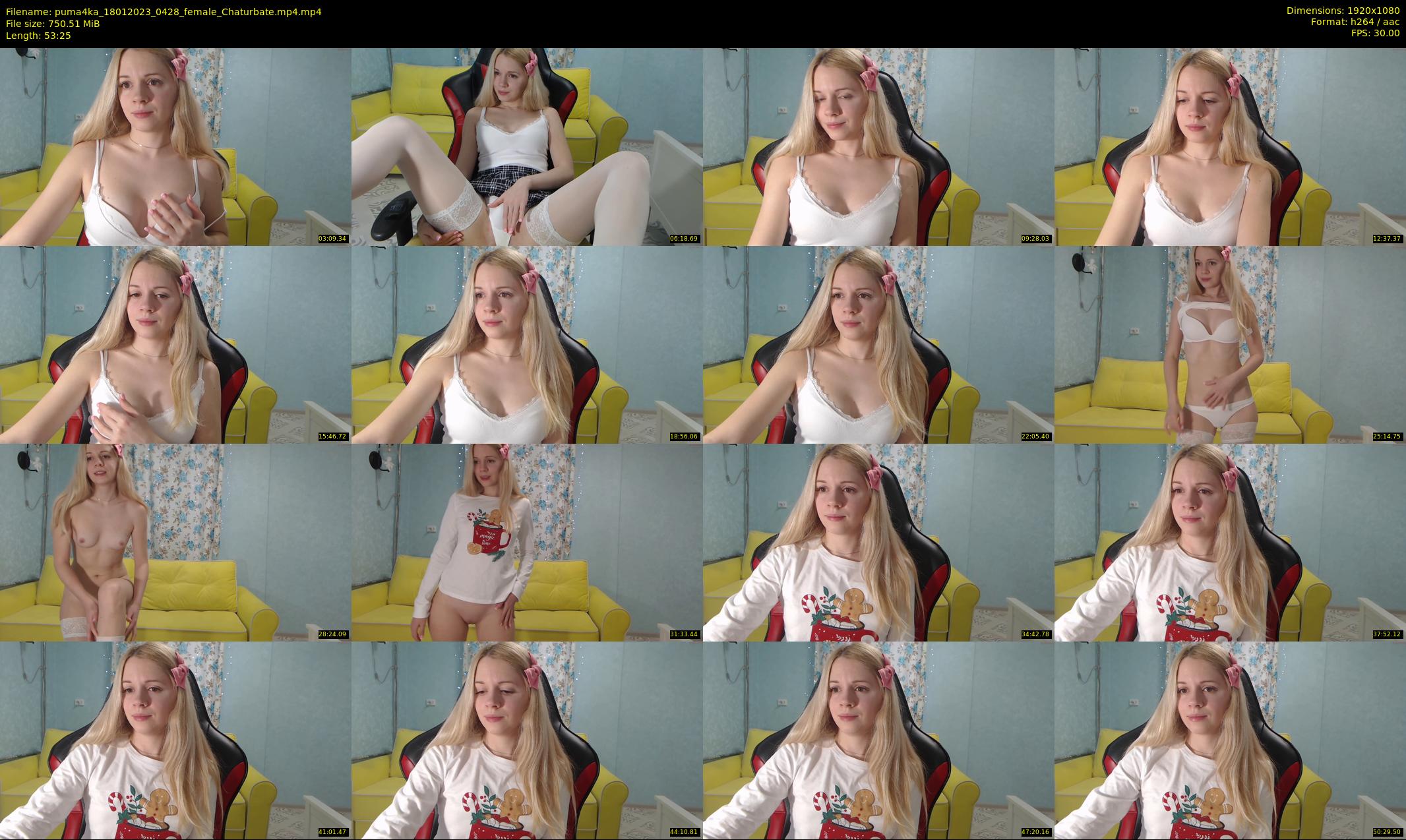 puma4ka — 54 minute Chaturbate female cam show recording, 1080p, Jan 18, 2023