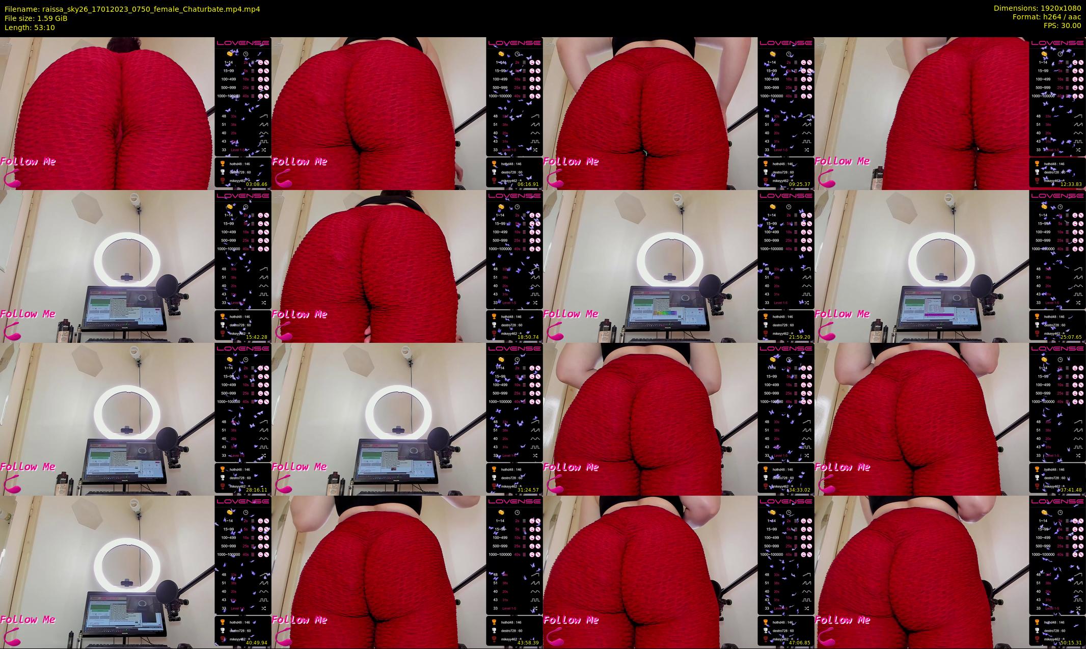 raissa_sky26 — 54 minute Chaturbate female cam show recording, 1080p, Jan 17, 2023