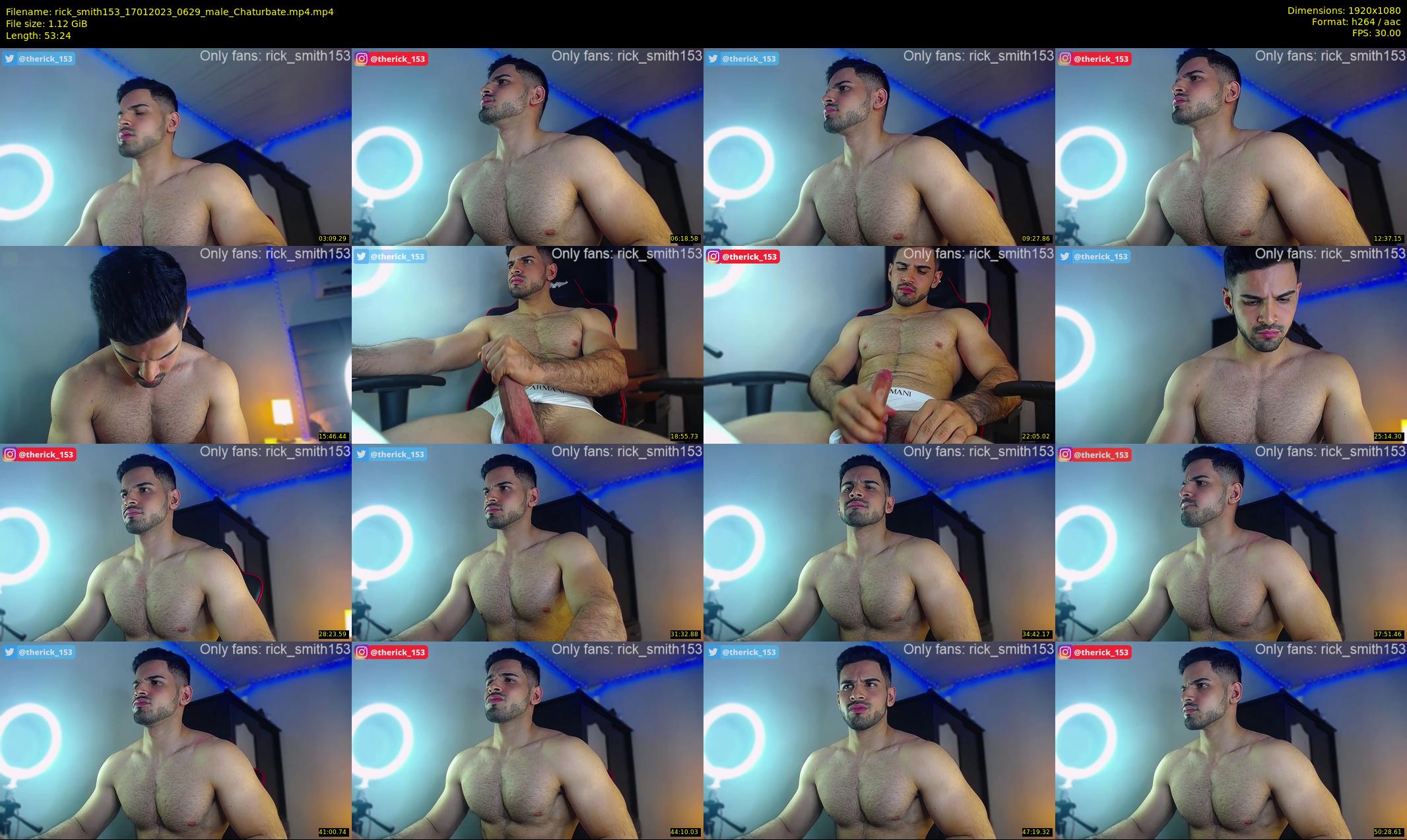 rick_smith153 — 54 minute Chaturbate male cam show recording, 1080p, Jan 17, 2023