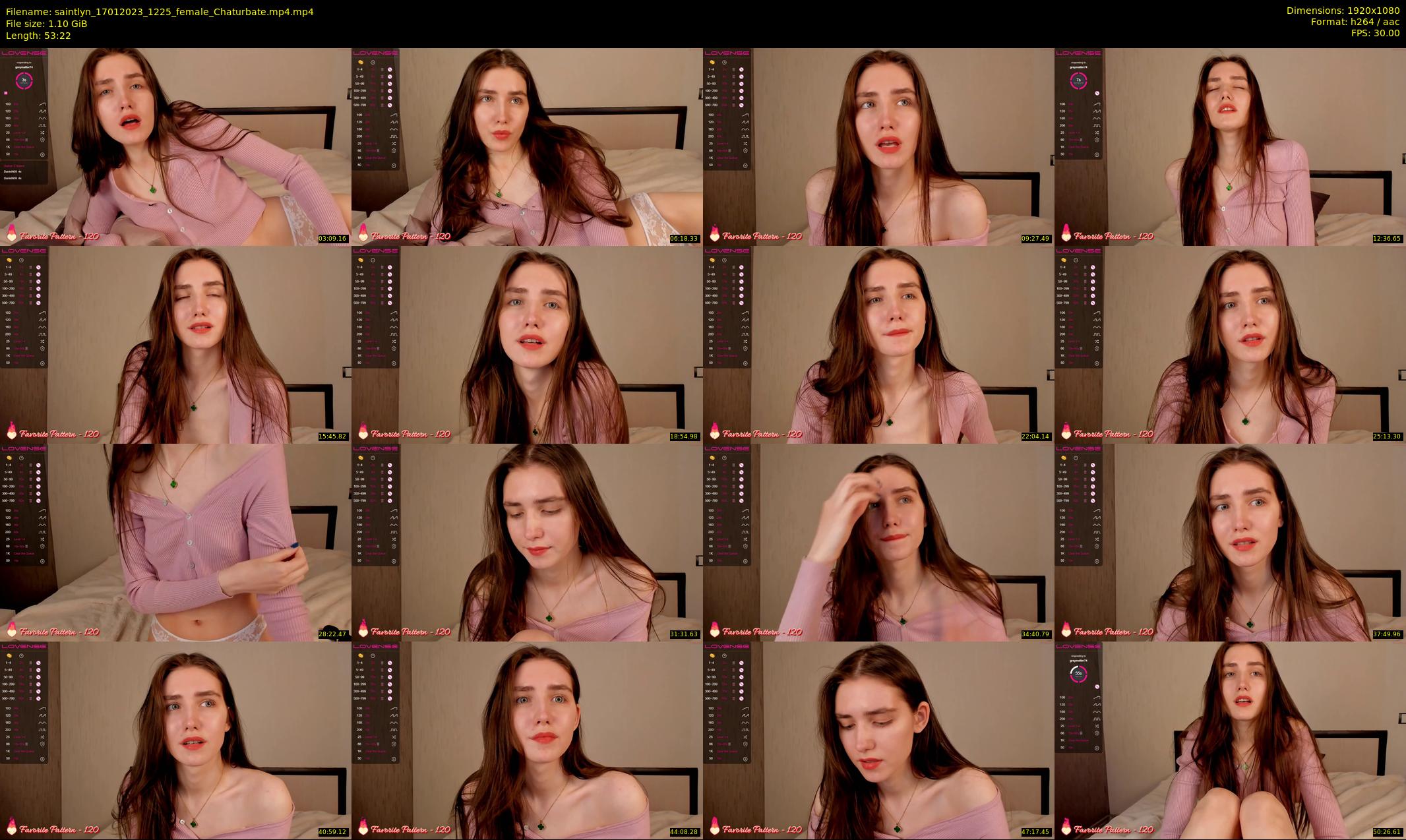 saintlyn — 54 minute Chaturbate female cam show recording, 1080p, Jan 17, 2023