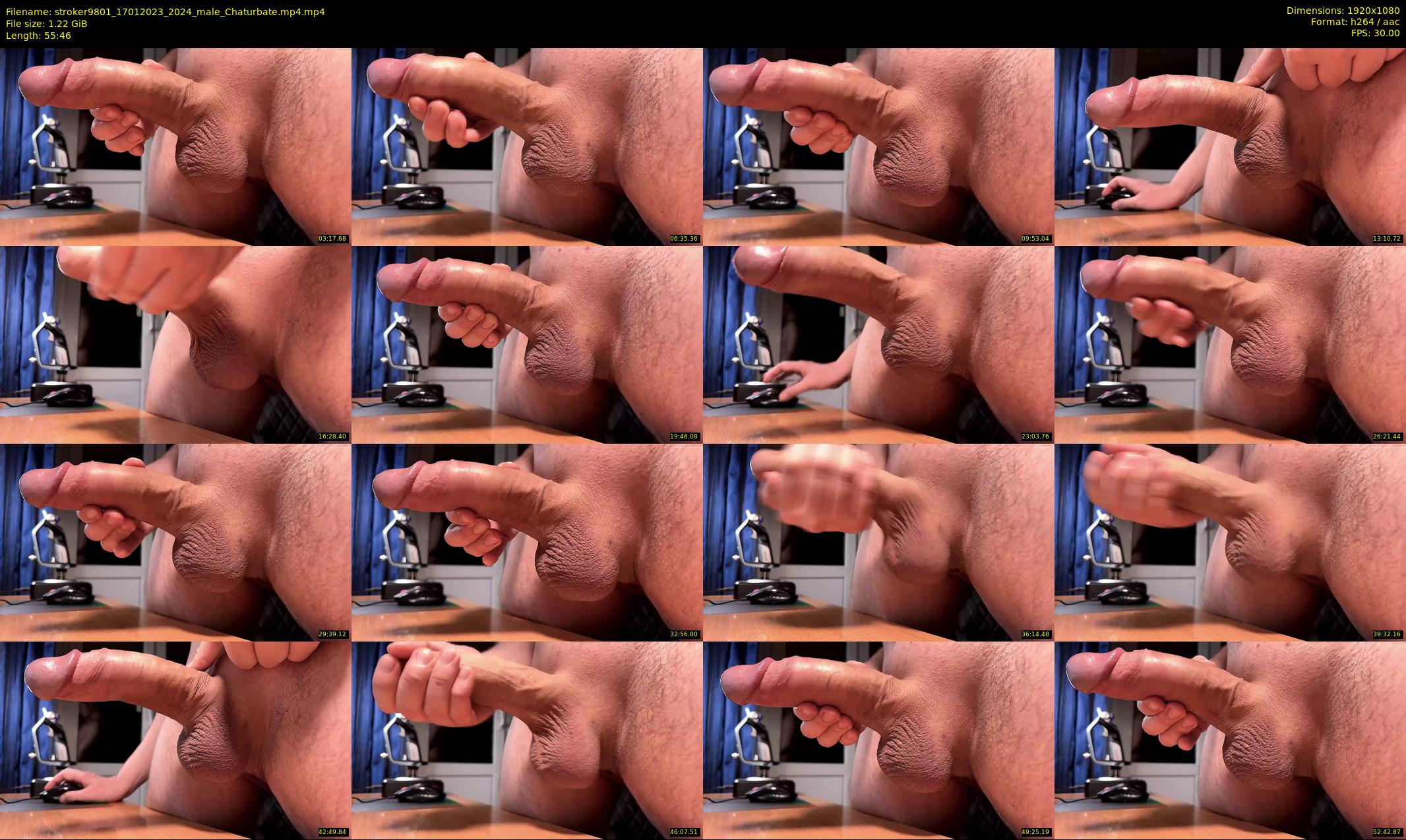 stroker9801 — 56 minute Chaturbate male cam show recording, 1080p, Jan 17, 2023