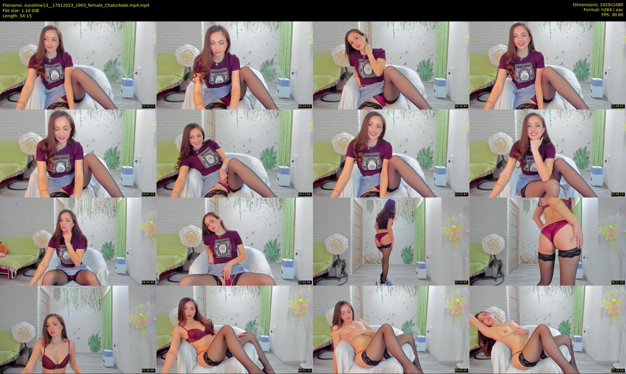 sunshine13_ — 55 minute Chaturbate female cam show recording, 1080p, Jan 17, 2023