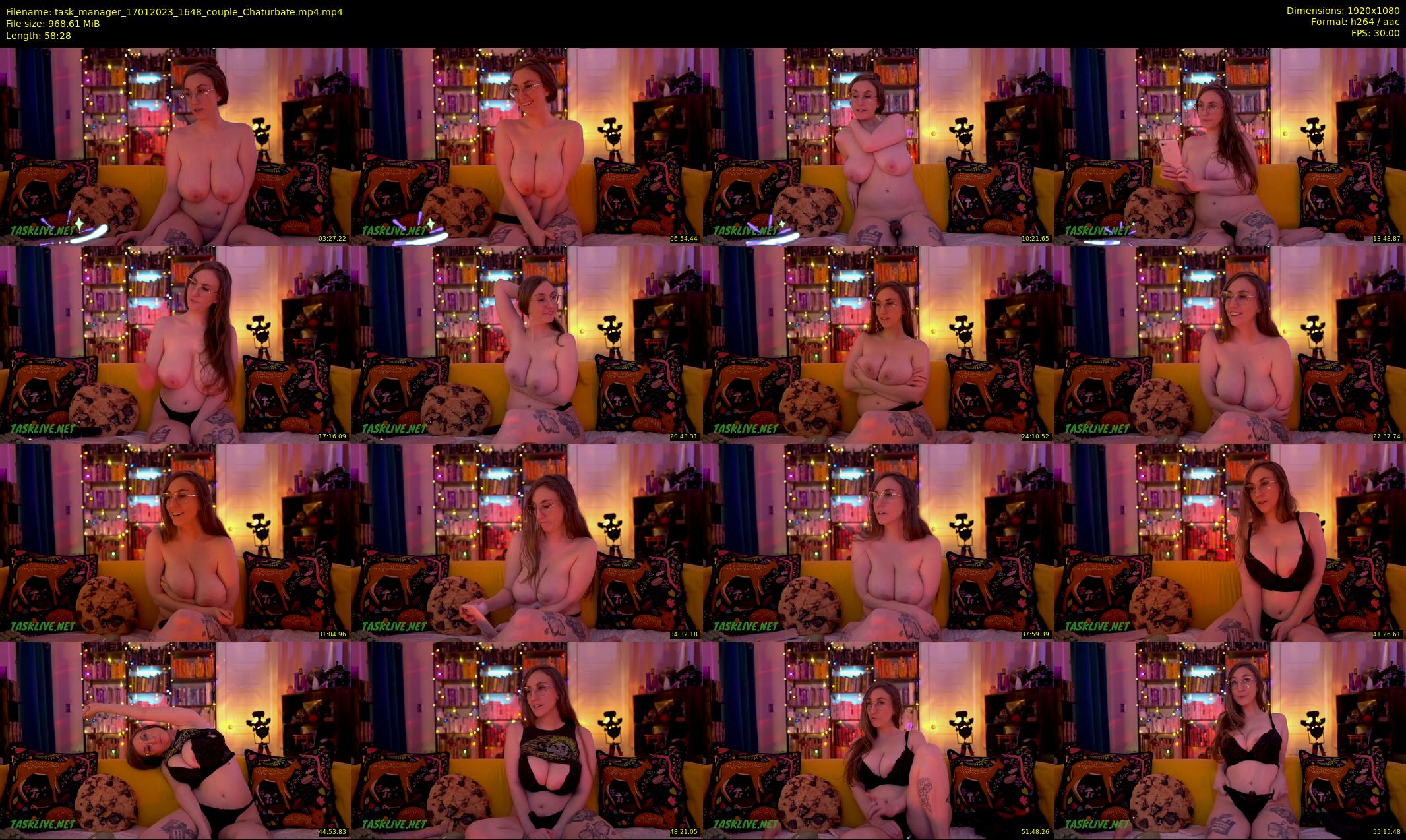 task_manager — 59 minute Chaturbate couple cam show recording, 1080p, Jan 17, 2023