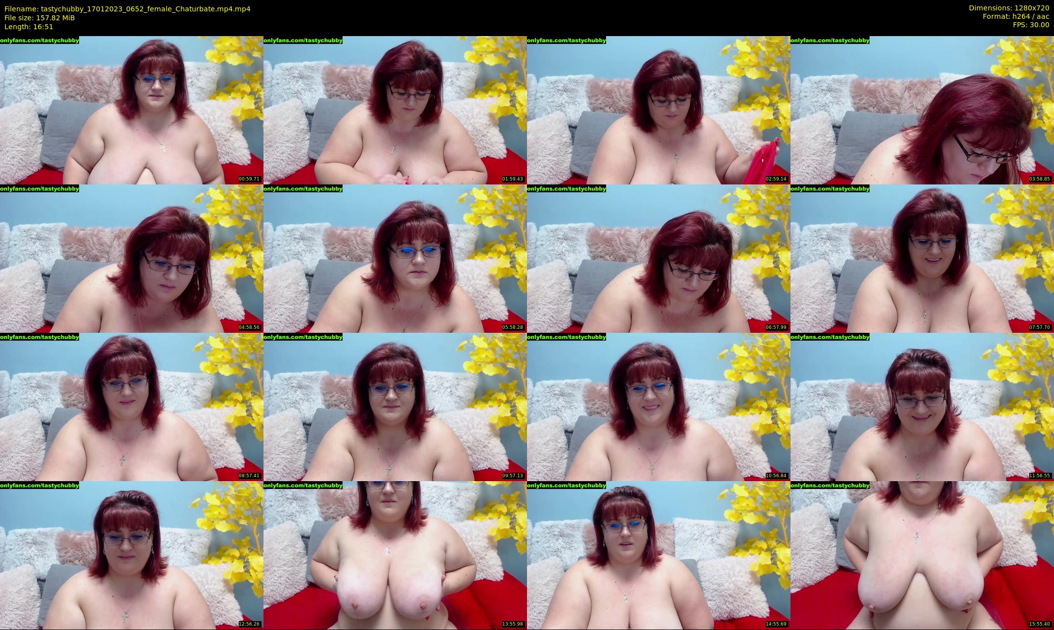 tastychubby — 17 minute Chaturbate female cam show recording, 720p, Jan 17, 2023