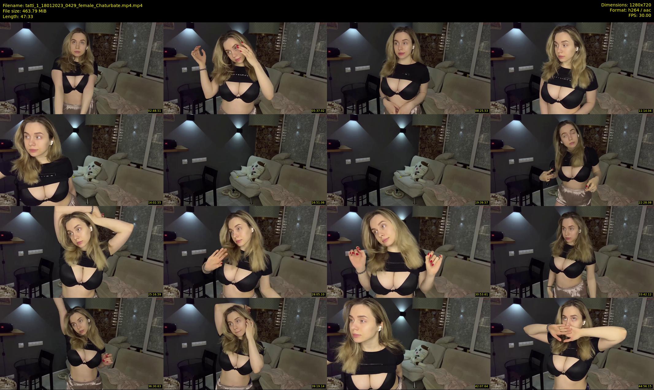 tatti_1 — 48 minute Chaturbate female cam show recording, 720p, Jan 18, 2023