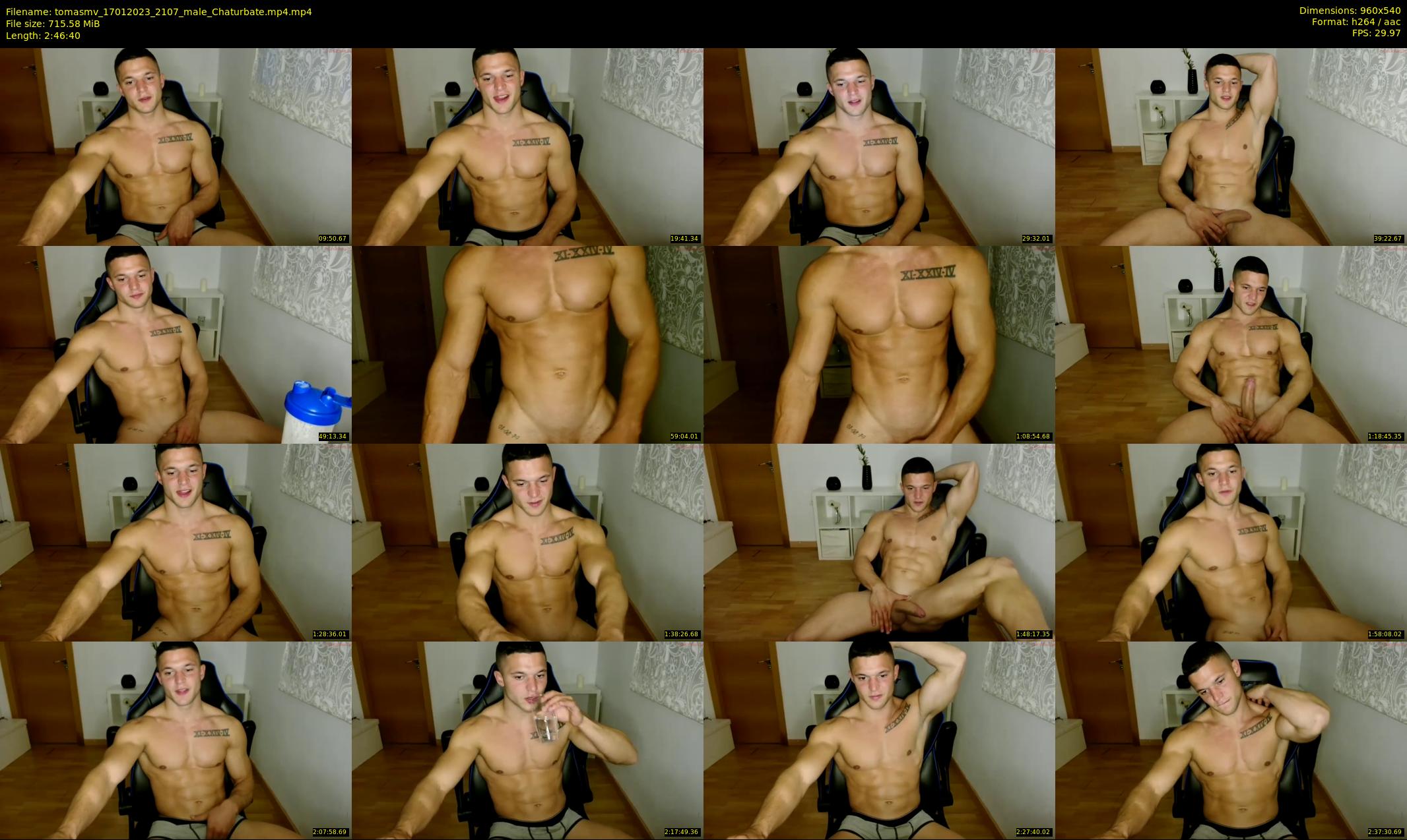 tomasmv — 167 minute Chaturbate male cam show recording, 480p, Jan 17, 2023