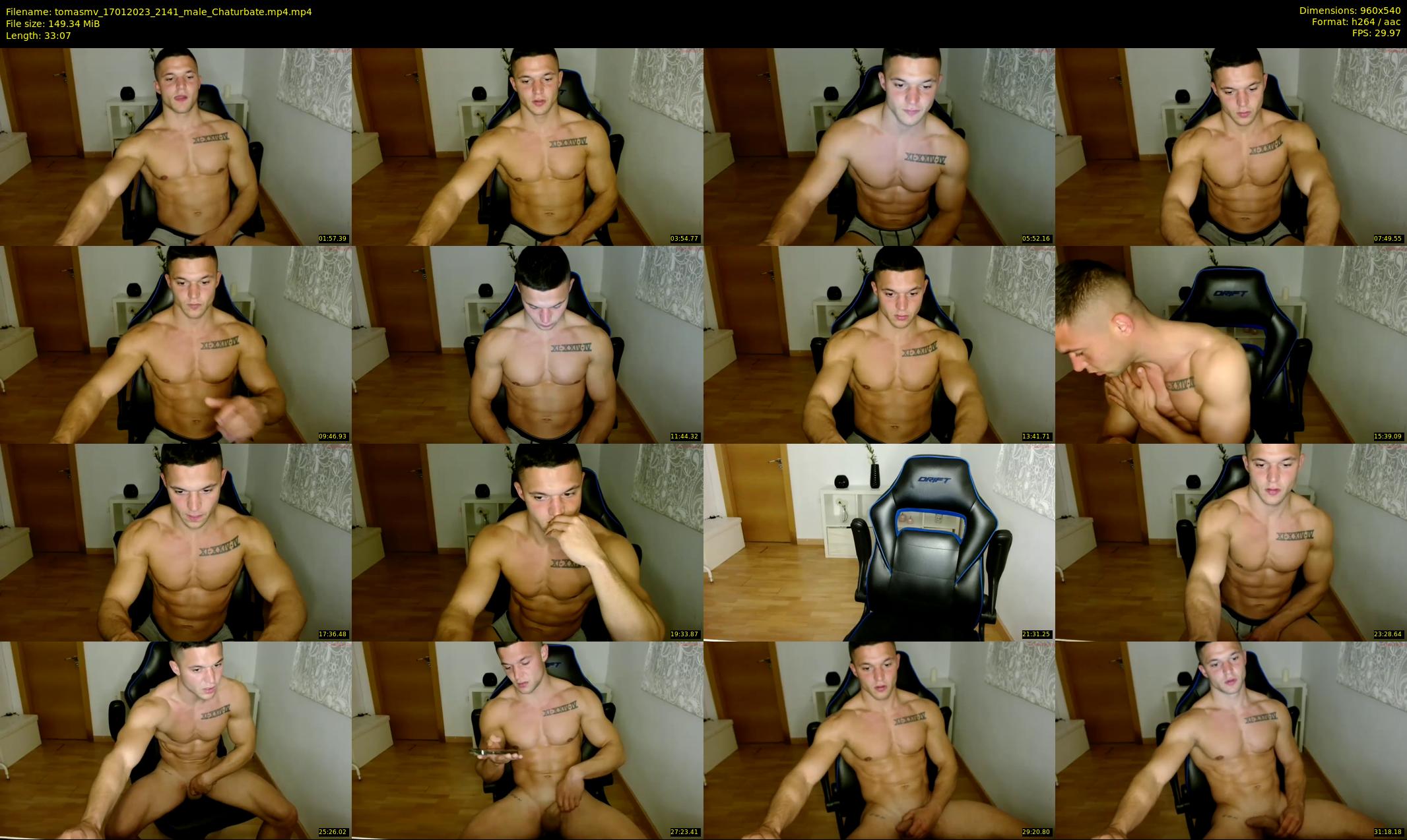 tomasmv — 34 minute Chaturbate male cam show recording, 480p, Jan 17, 2023