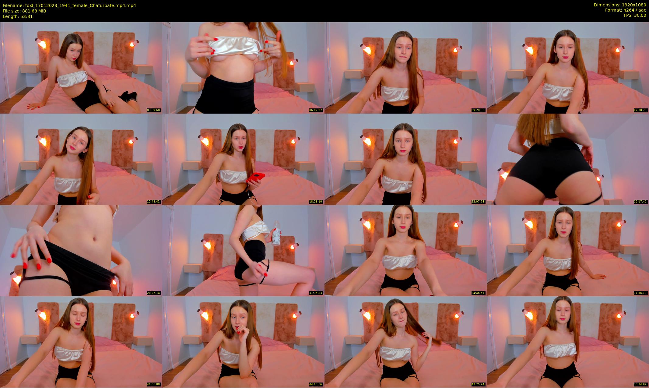 toxl — 54 minute Chaturbate female cam show recording, 1080p, Jan 17, 2023