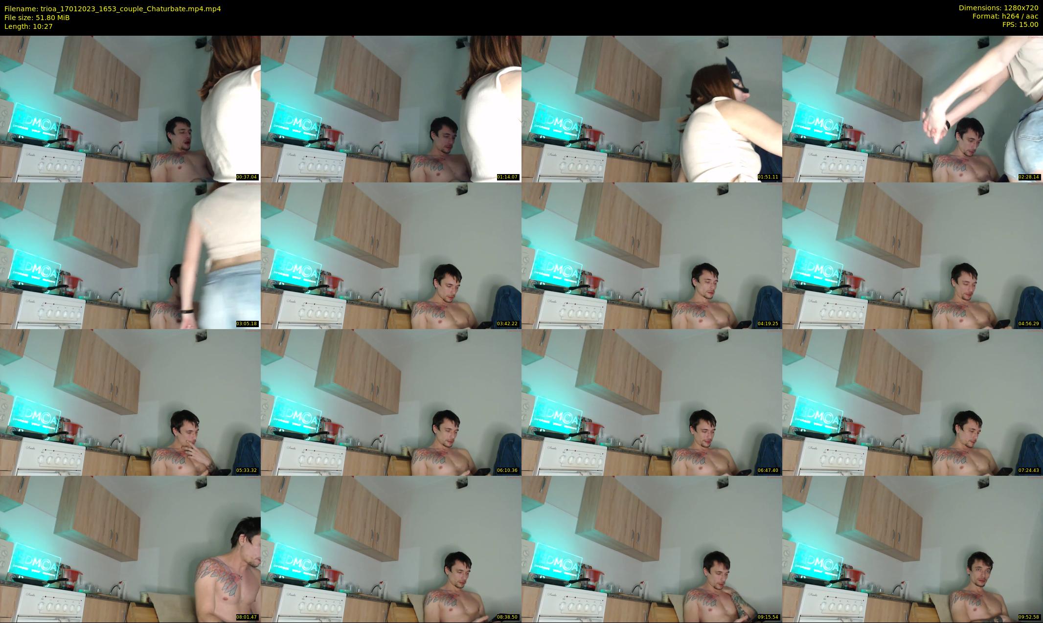 trioa — 11 minute Chaturbate couple cam show recording, 720p, Jan 17, 2023