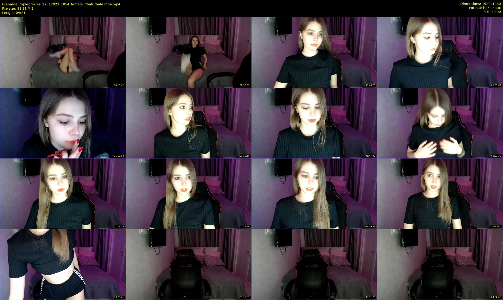tripleprinces — 5 minute Chaturbate female cam show recording, 1080p, Jan 17, 2023