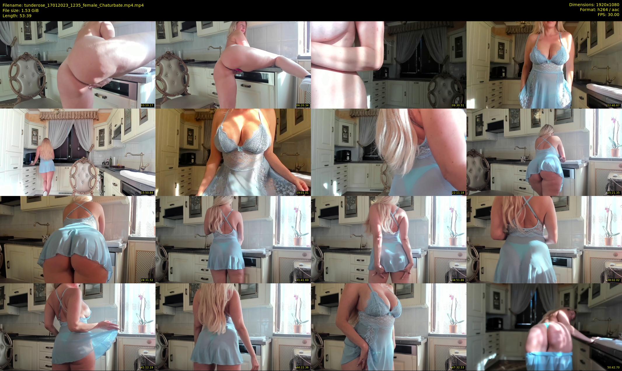 tunderose — 54 minute Chaturbate female cam show recording, 1080p, Jan 17, 2023
