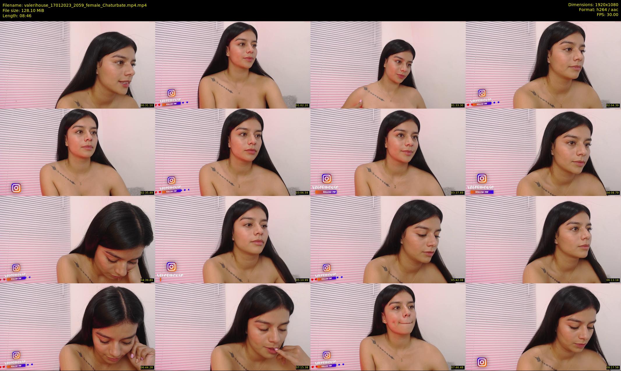 valerihouse — 9 minute Chaturbate female cam show recording, 1080p, Jan 17, 2023
