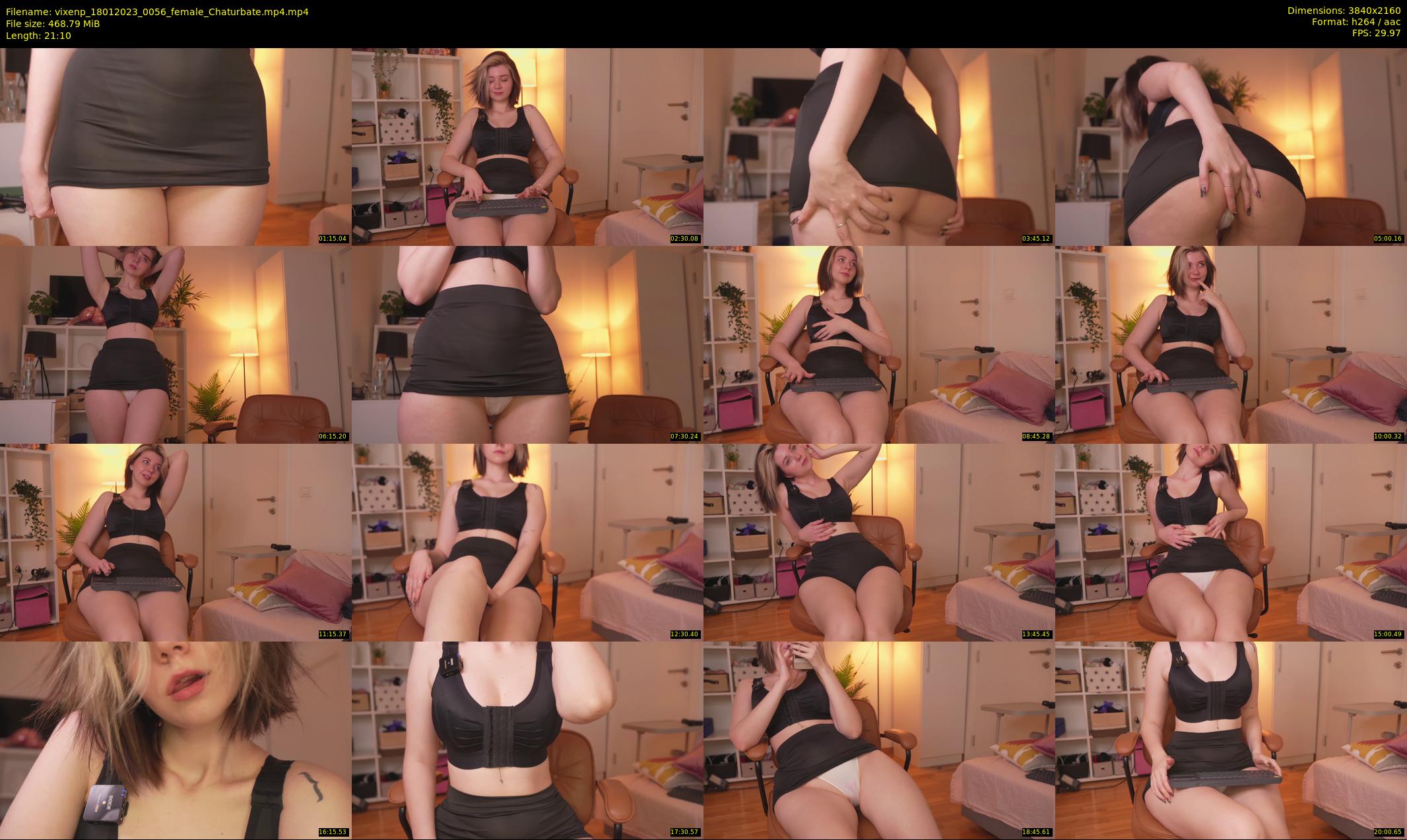 vixenp — 22 minute Chaturbate female cam show recording, 4K, Jan 18, 2023