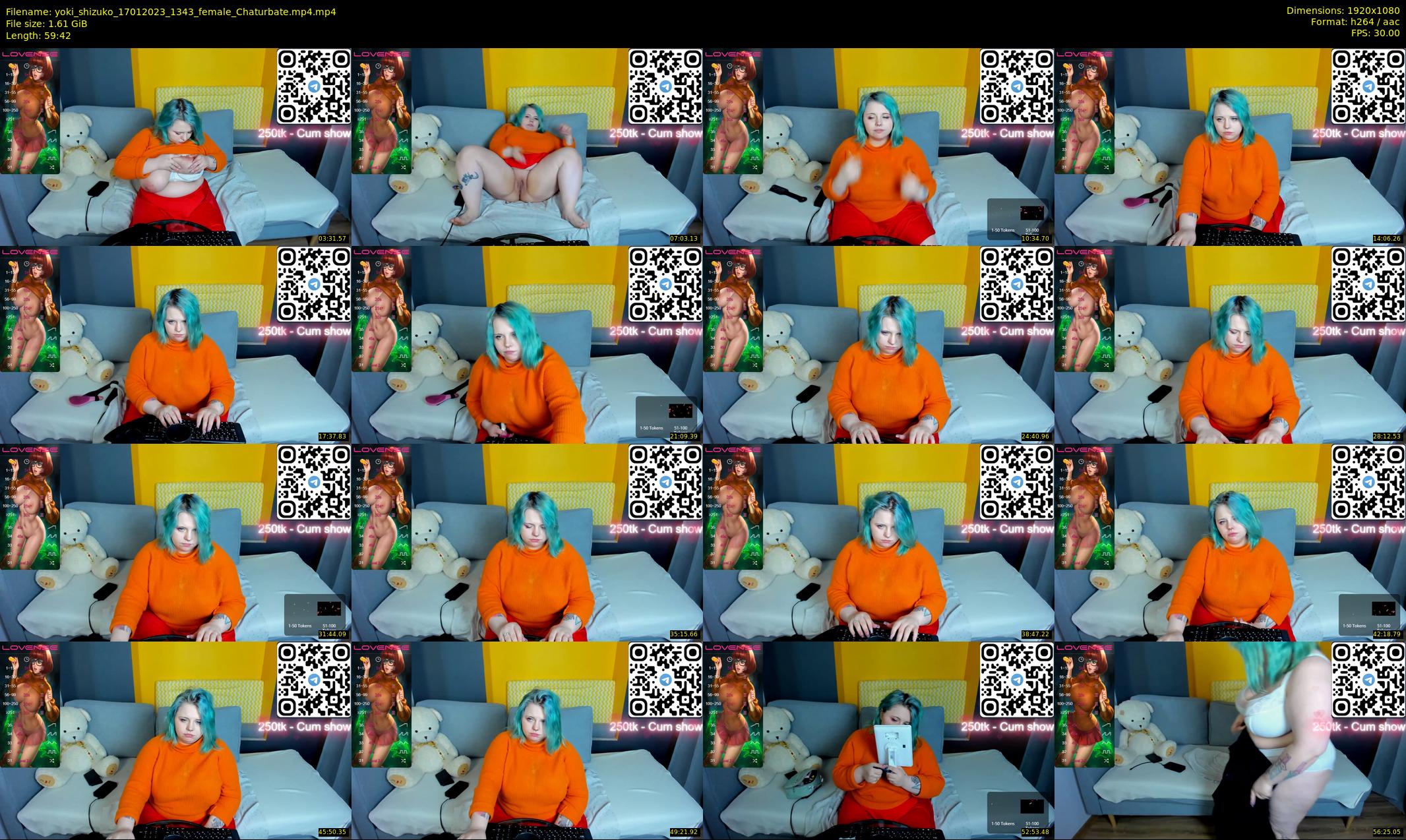 yoki_shizuko — 60 minute Chaturbate female cam show recording, 1080p, Jan 17, 2023