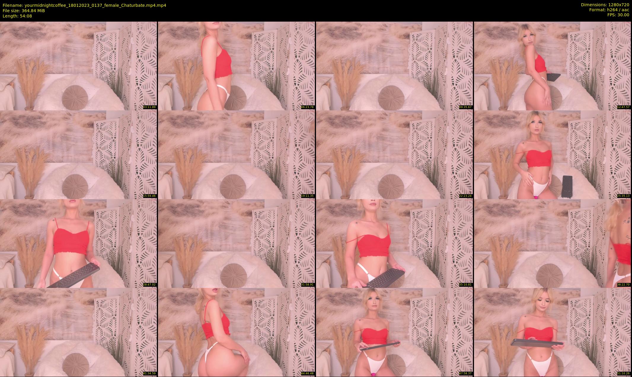 yourmidnightcoffee — 55 minute Chaturbate female cam show recording, 720p, Jan 18, 2023