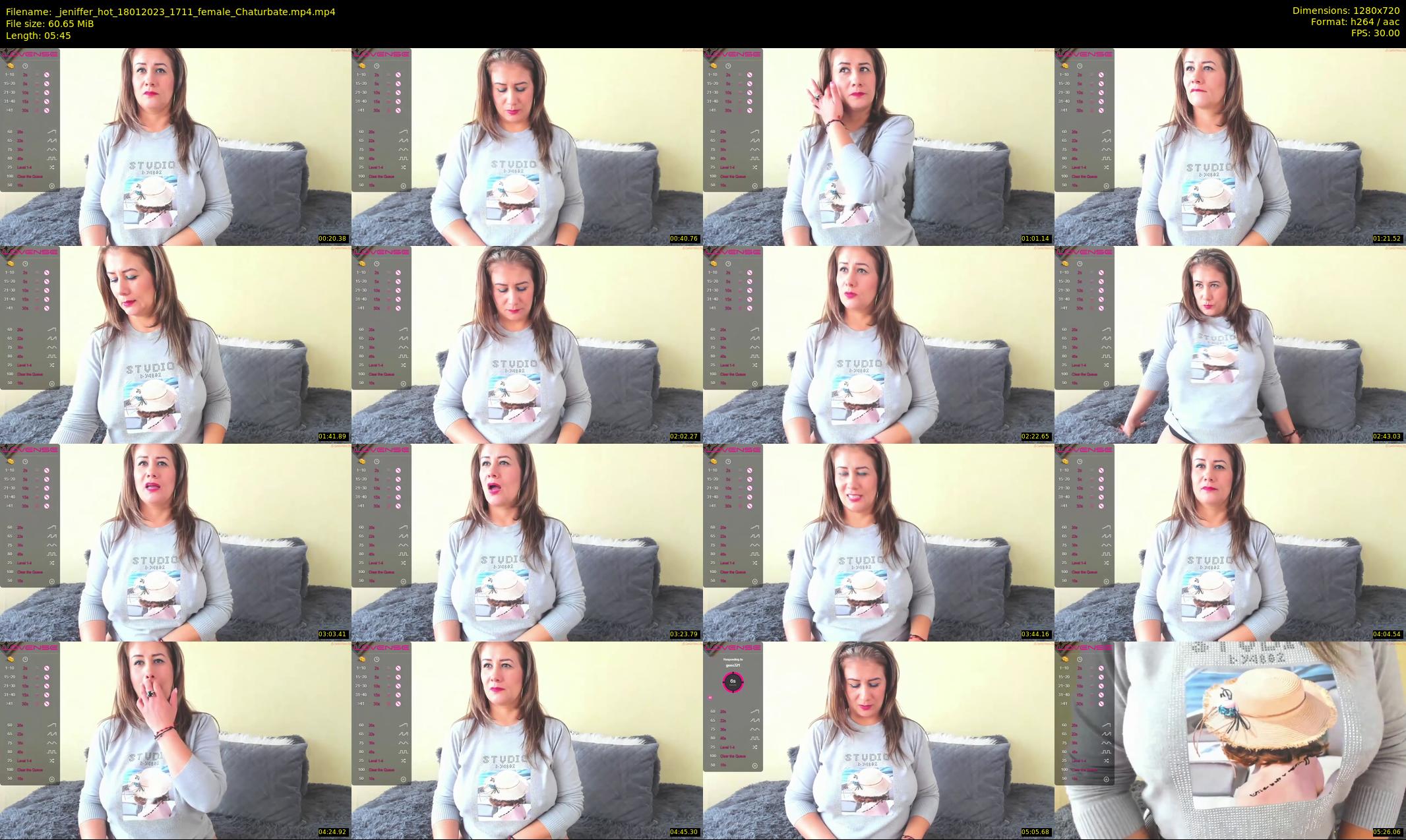 _jeniffer_hot — 6 minute Chaturbate female cam show recording, 720p, Jan 18, 2023