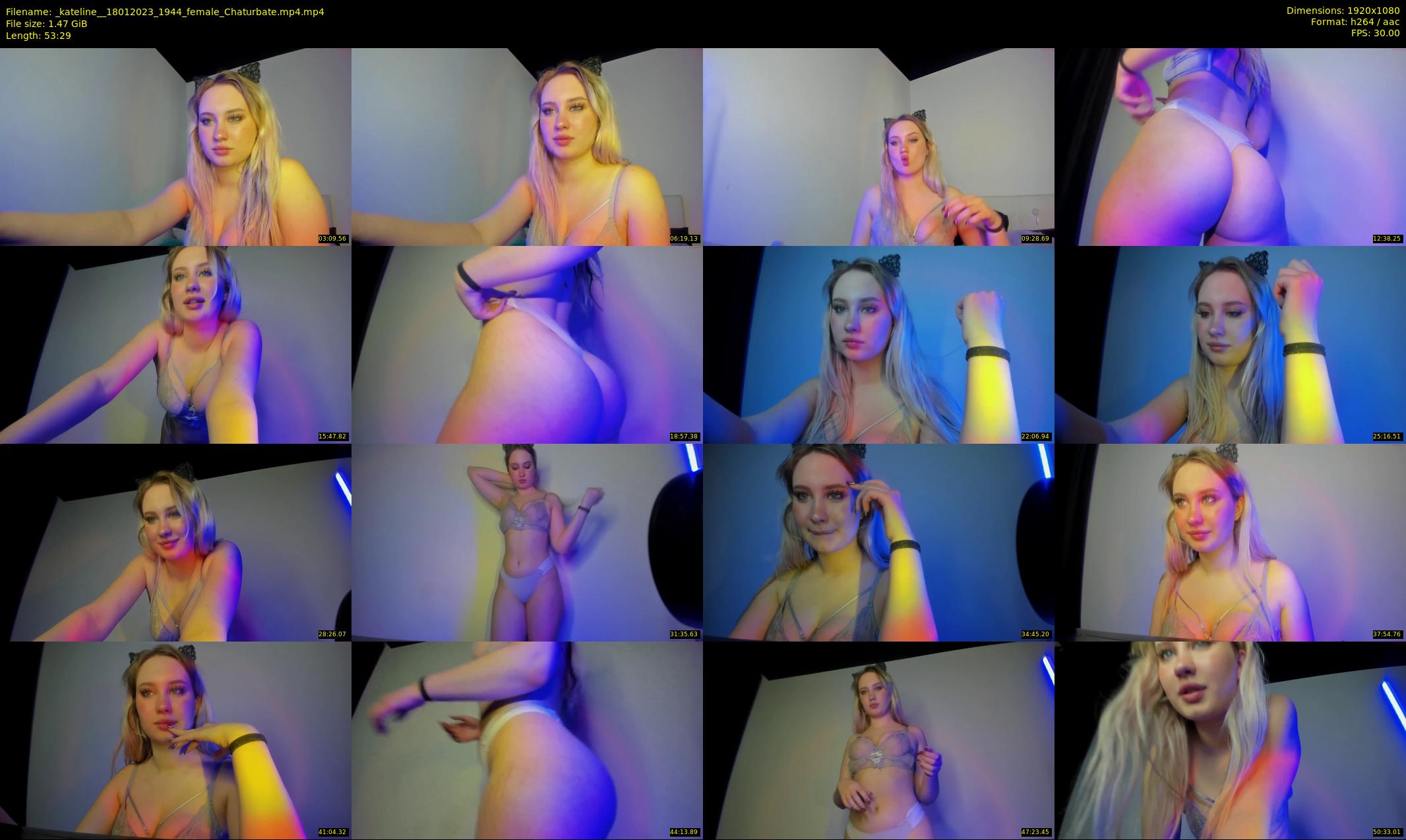 _kateline_ — 54 minute Chaturbate female cam show recording, 1080p, Jan 18, 2023