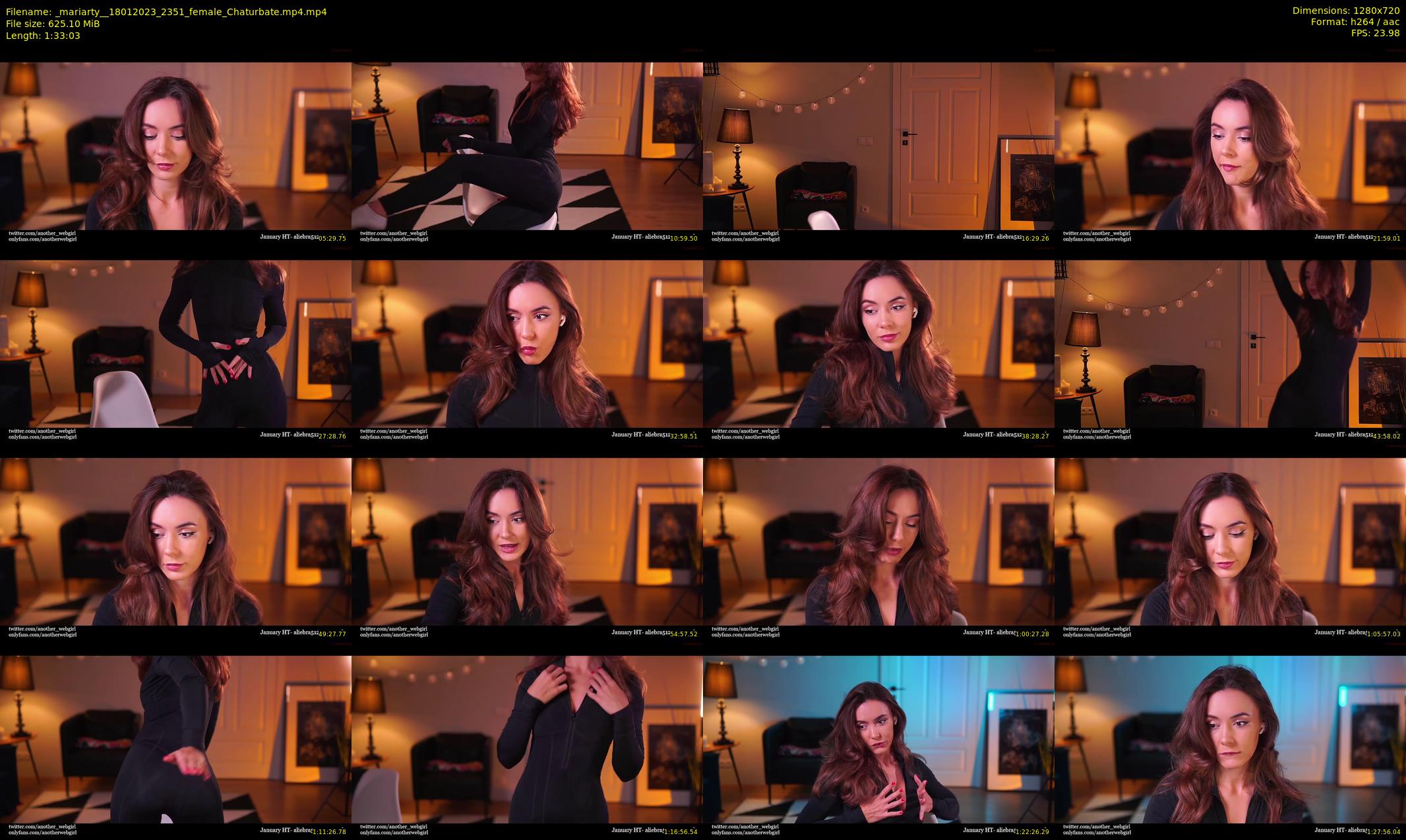 _mariarty_ — 94 minute Chaturbate female cam show recording, 720p, Jan 18, 2023