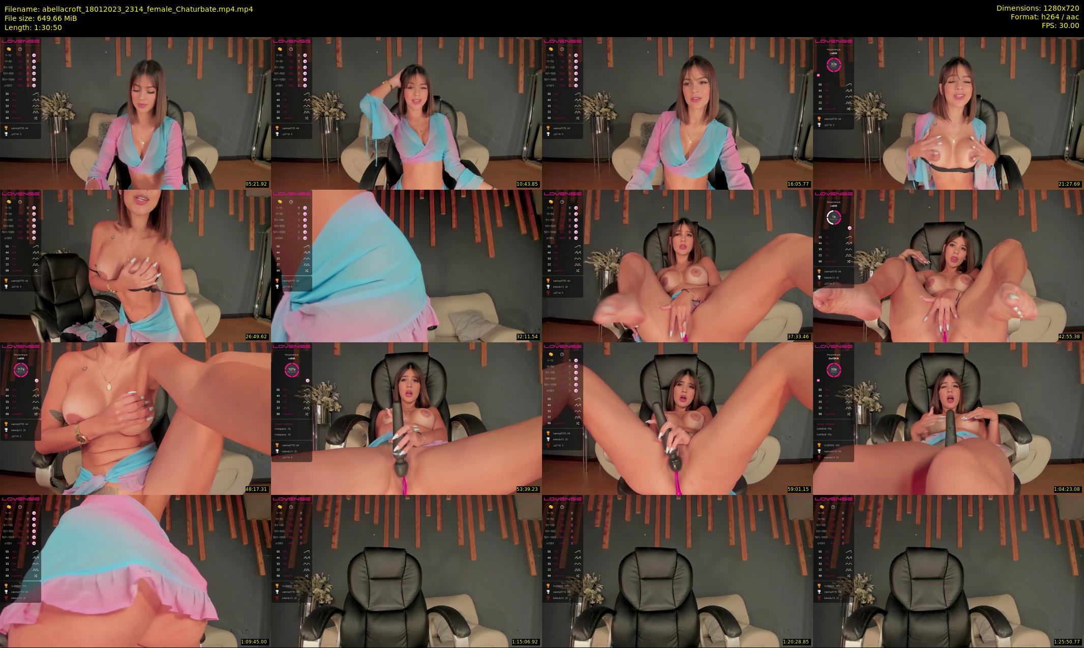 abellacroft — 91 minute Chaturbate female cam show recording, 720p, Jan 18, 2023
