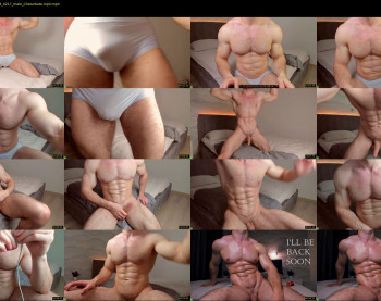 adam_muscle_ — 57 minute Chaturbate male cam show recording, 1080p, Jan 19, 2023