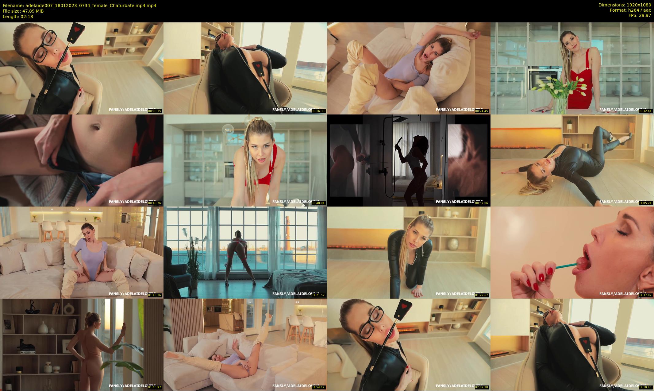 adelaide007 — 3 minute Chaturbate female cam show recording, 1080p, Jan 18, 2023