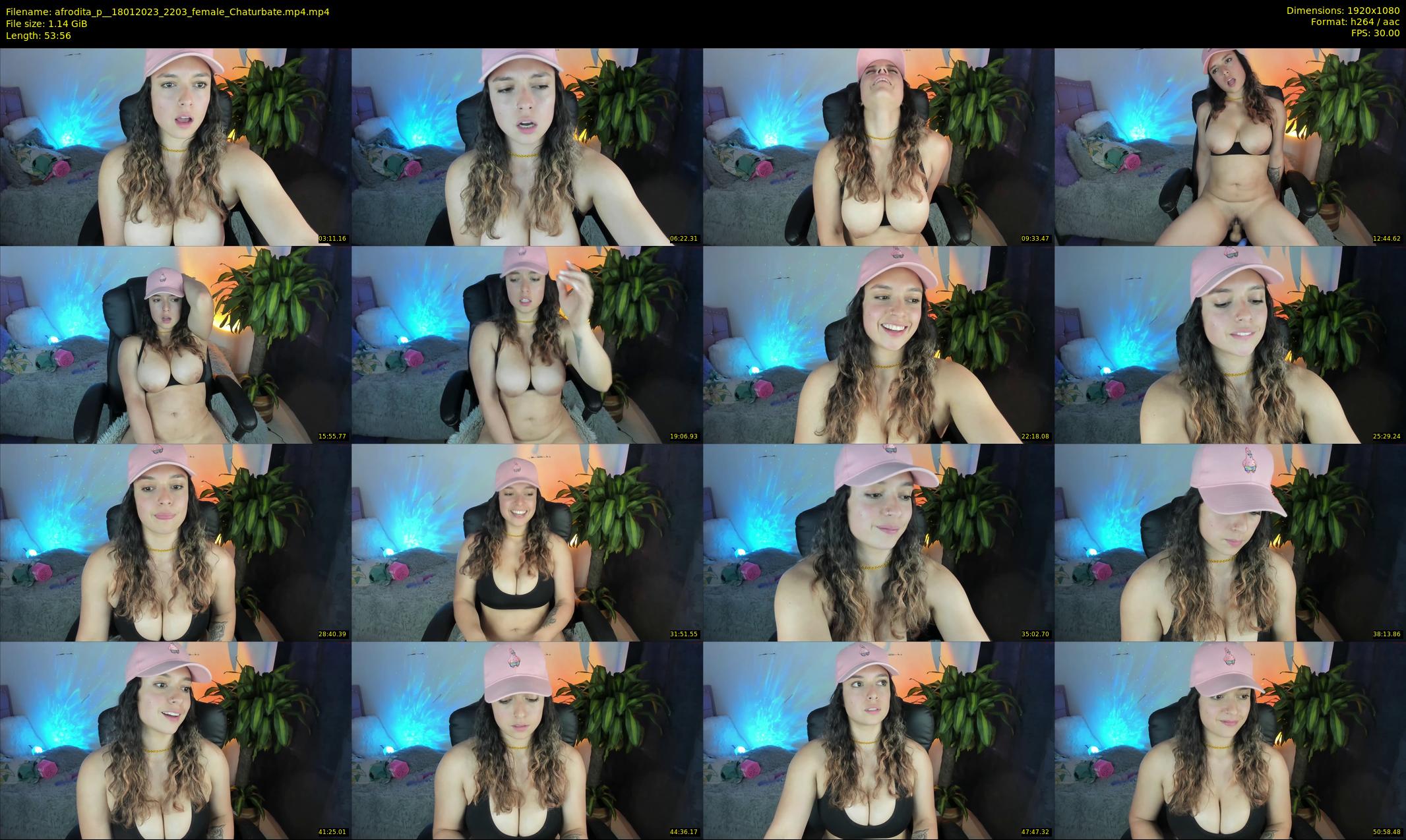 afrodita_p_ — 54 minute Chaturbate female cam show recording, 1080p, Jan 18, 2023