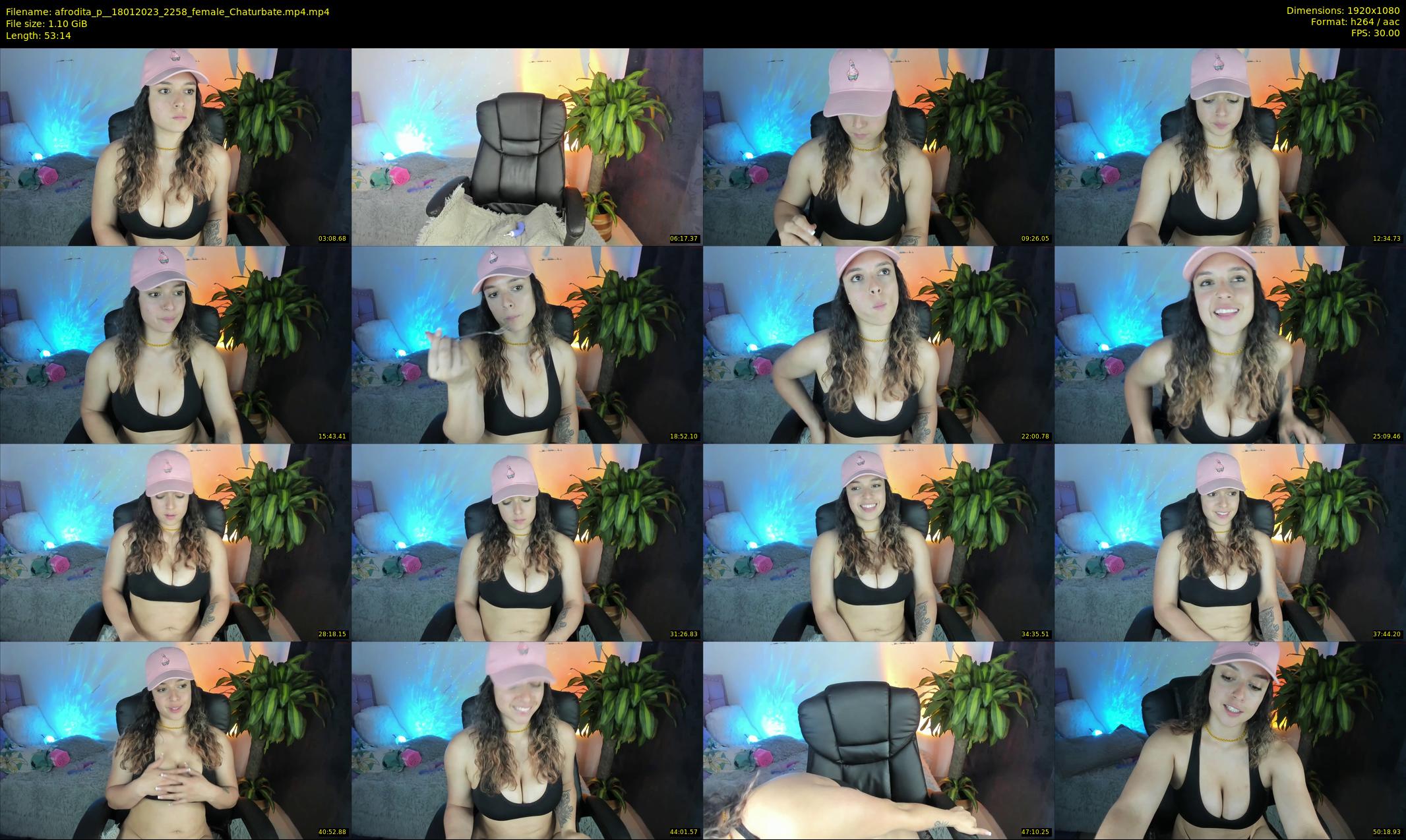 afrodita_p_ — 54 minute Chaturbate female cam show recording, 1080p, Jan 18, 2023