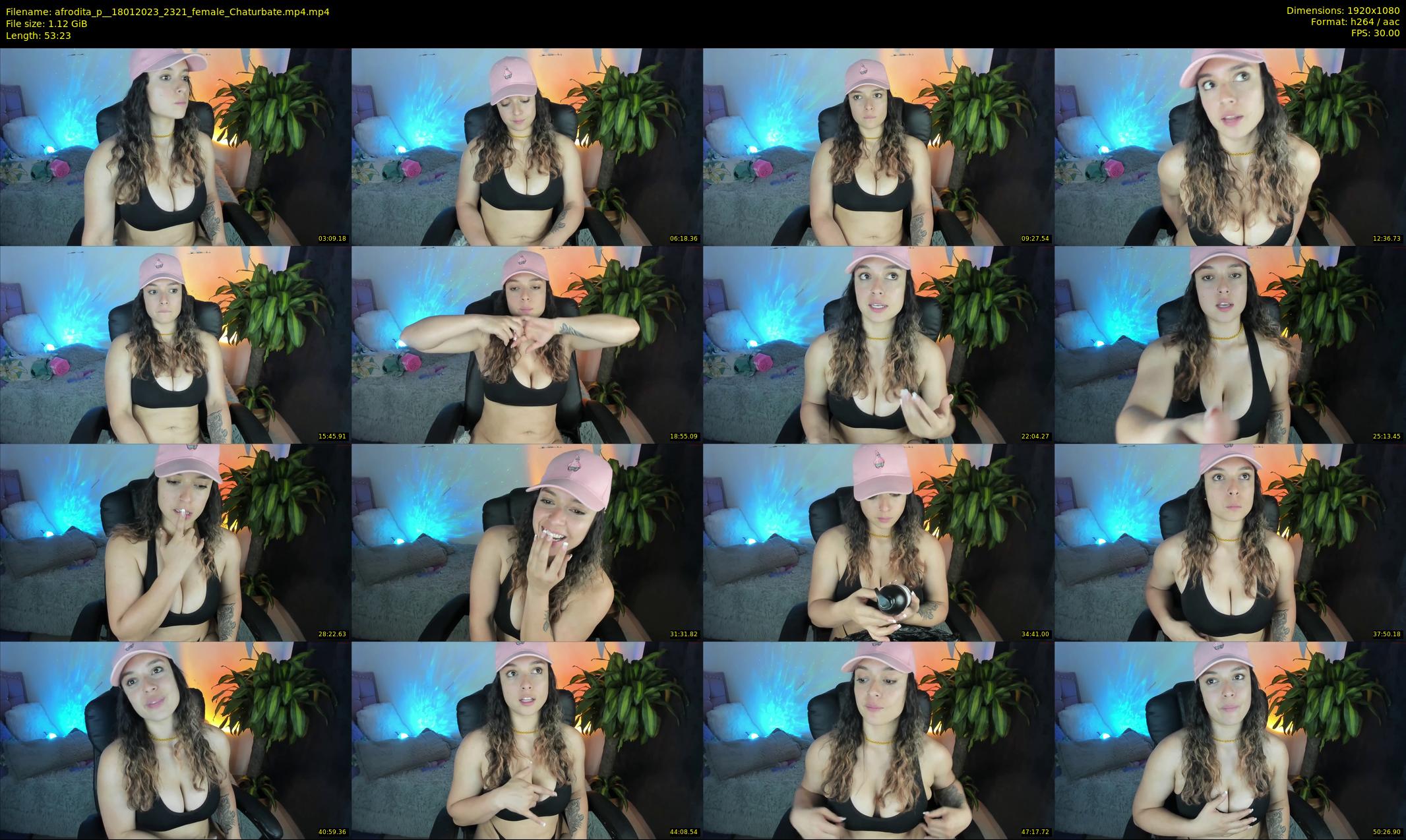 afrodita_p_ — 54 minute Chaturbate female cam show recording, 1080p, Jan 18, 2023