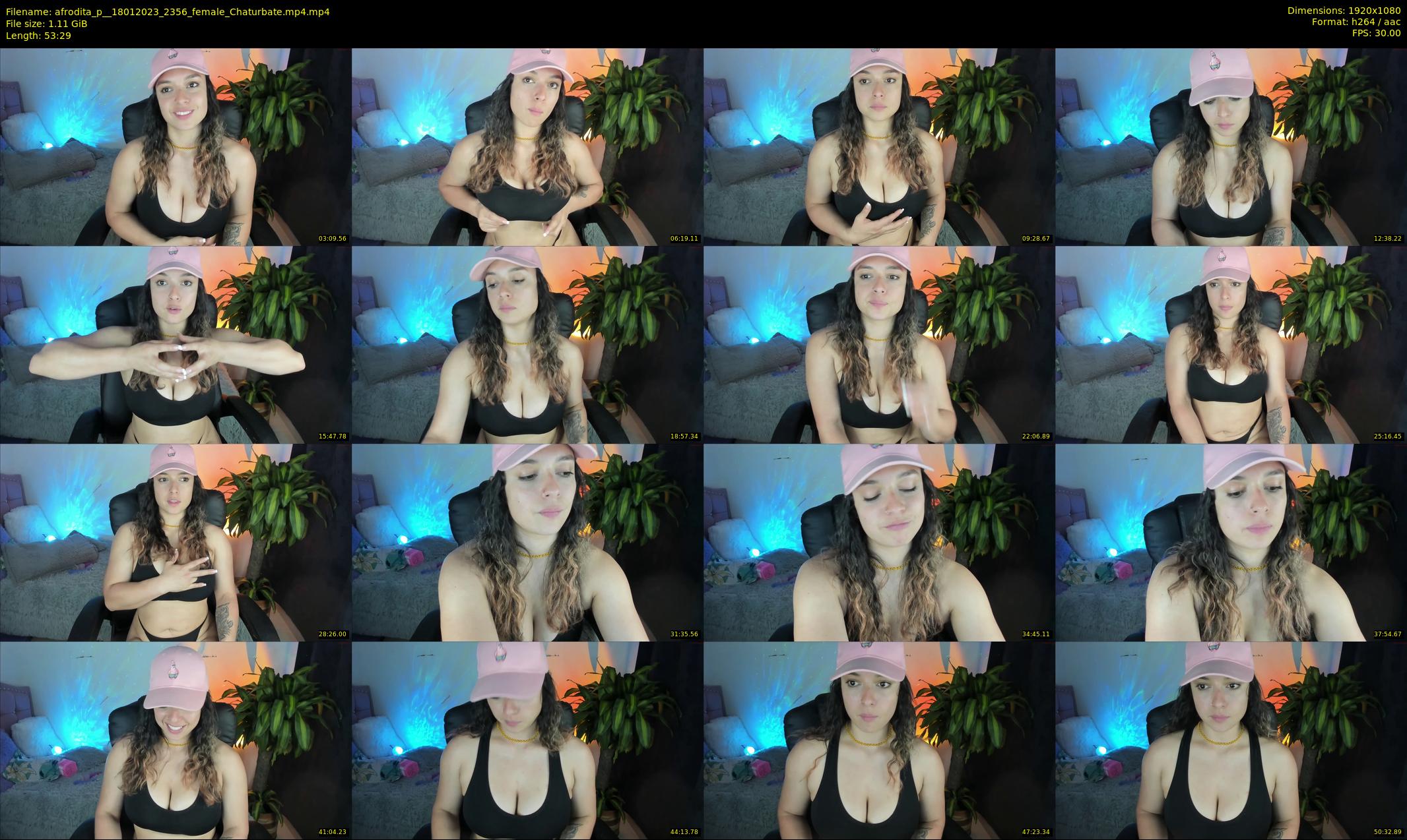 afrodita_p_ — 54 minute Chaturbate female cam show recording, 1080p, Jan 18, 2023