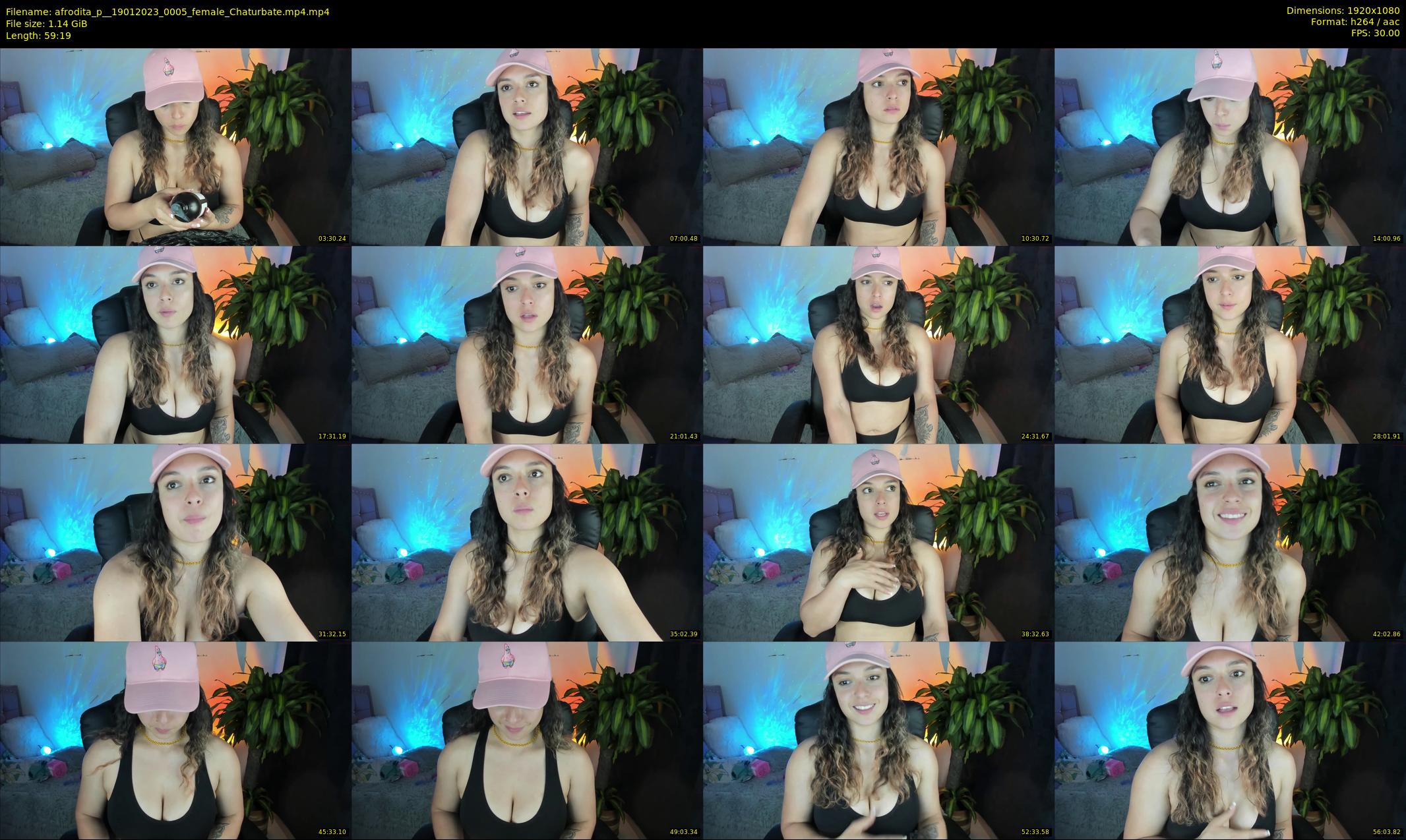 afrodita_p_ — 60 minute Chaturbate female cam show recording, 1080p, Jan 19, 2023