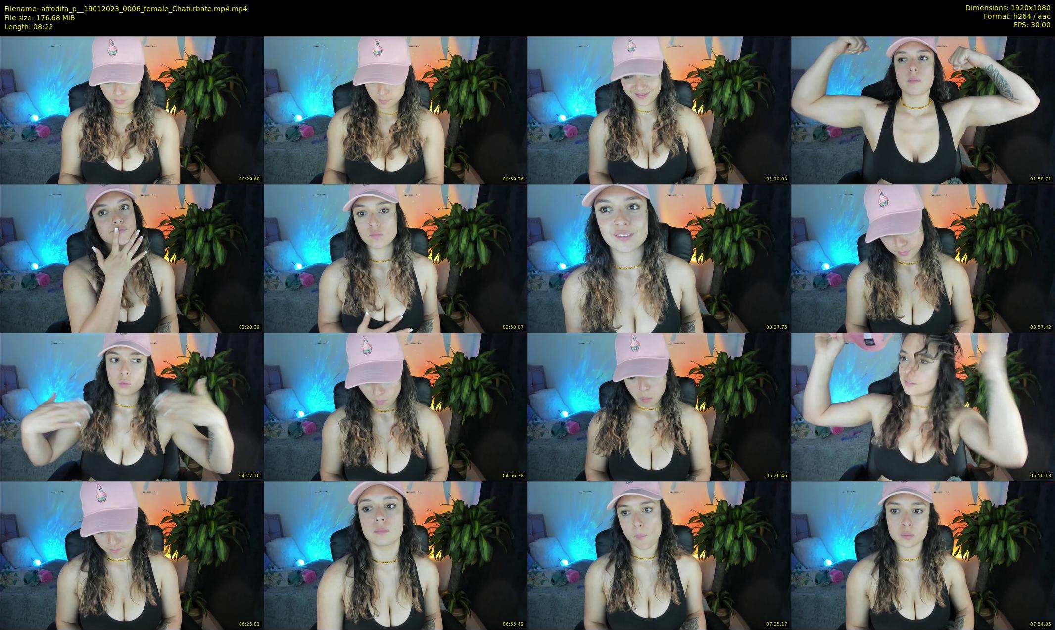 afrodita_p_ — 9 minute Chaturbate female cam show recording, 1080p, Jan 19, 2023