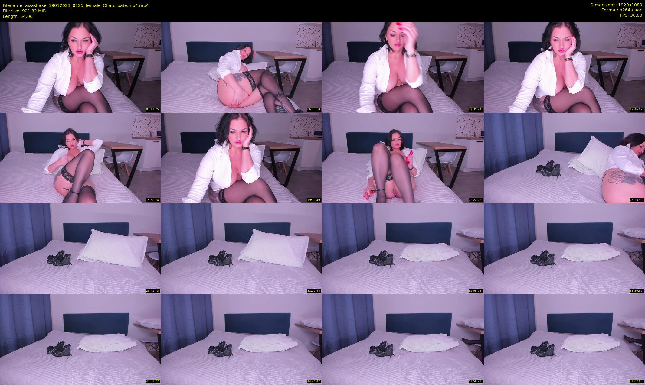 aizashake — 55 minute Chaturbate female cam show recording, 1080p, Jan 19, 2023