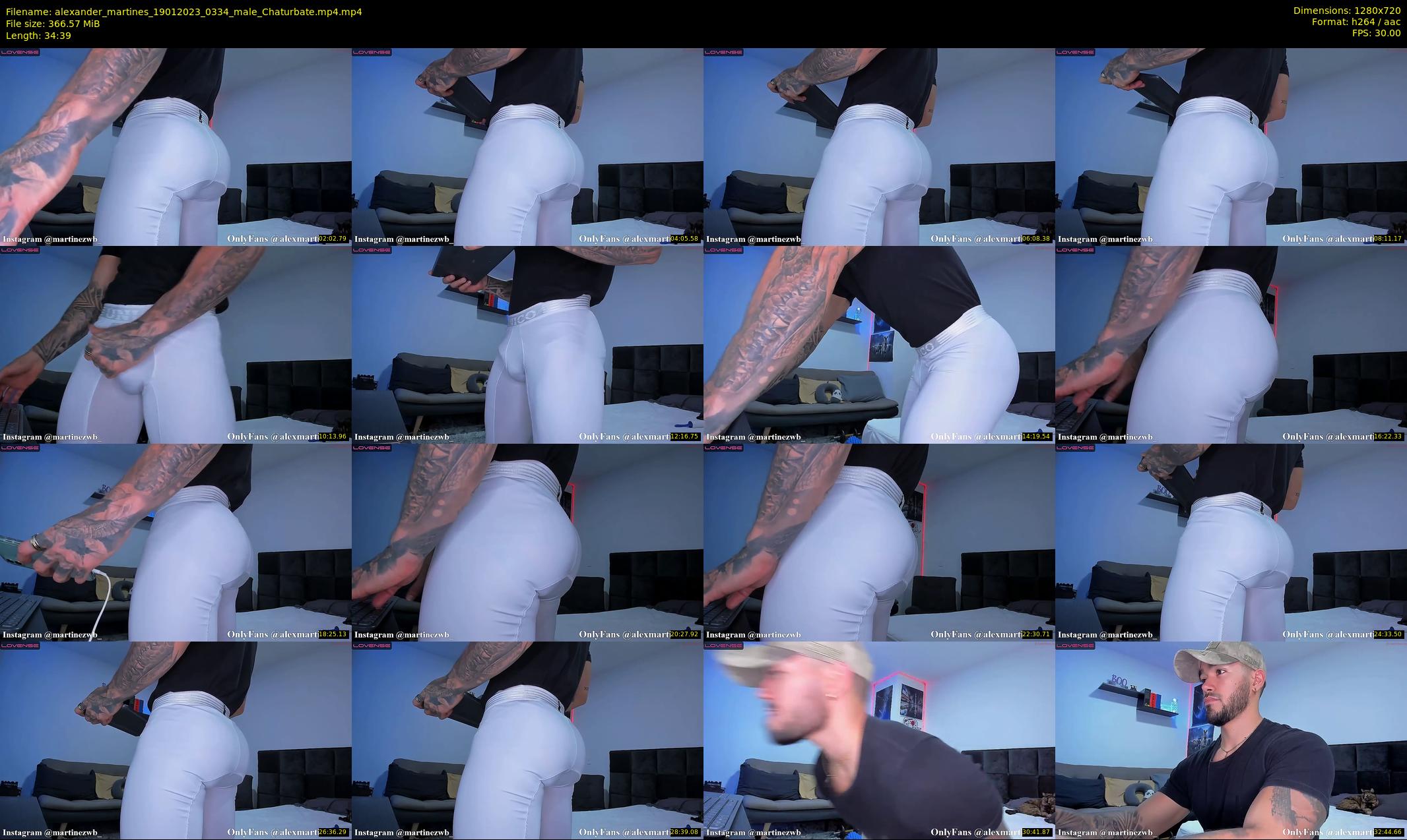 alexander_martines — 35 minute Chaturbate male cam show recording, 720p, Jan 19, 2023