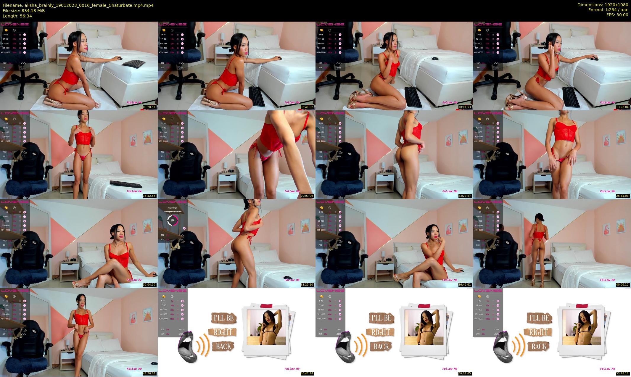 alisha_brainly — 57 minute Chaturbate female cam show recording, 1080p, Jan 19, 2023