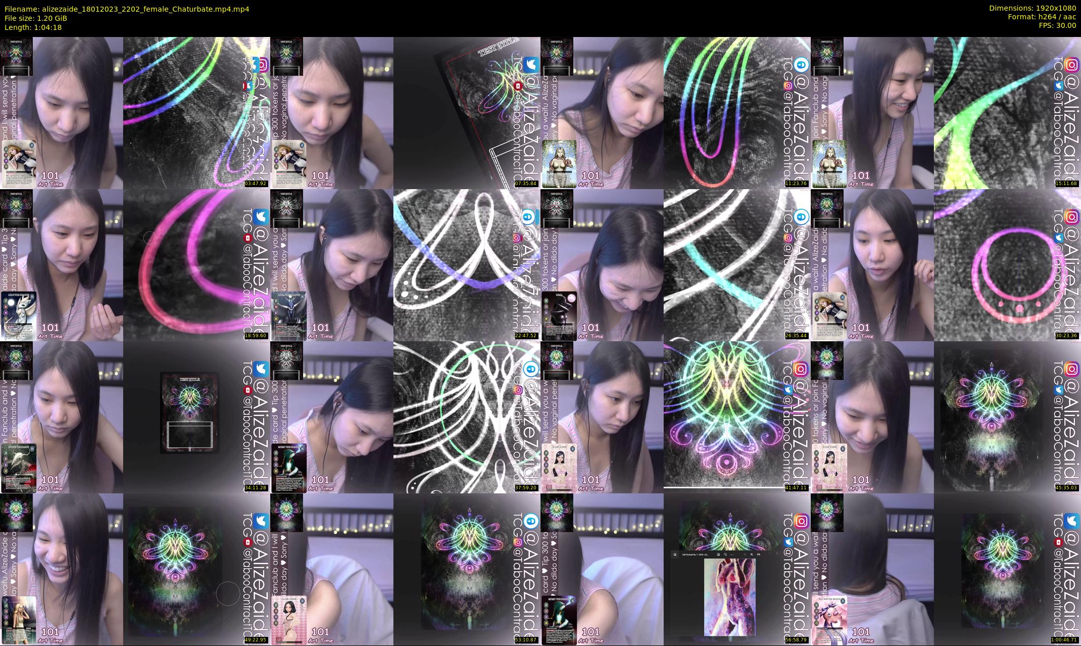 alizezaide — 65 minute Chaturbate female cam show recording, 1080p, Jan 18, 2023