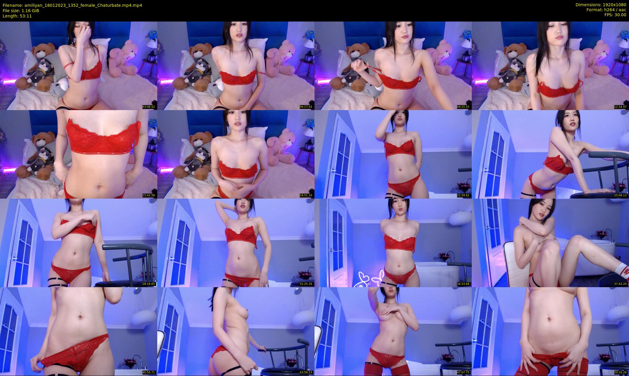 amiliyan — 54 minute Chaturbate female cam show recording, 1080p, Jan 18, 2023