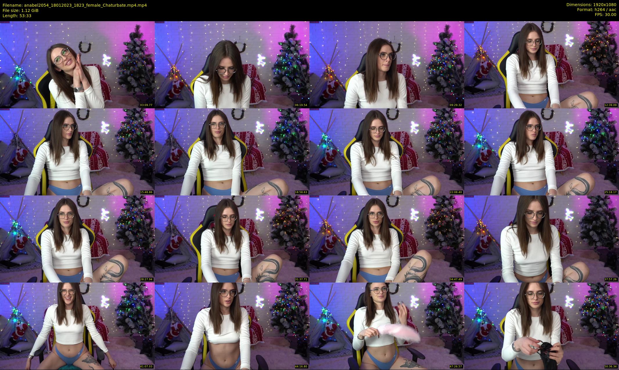 anabel2054 — 54 minute Chaturbate female cam show recording, 1080p, Jan 18, 2023