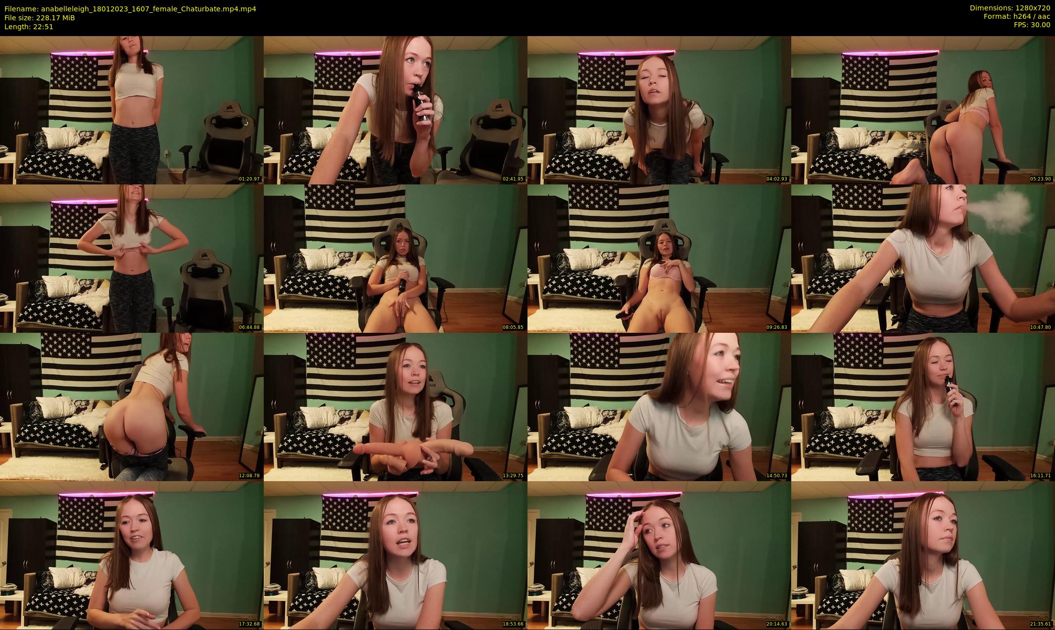anabelleleigh — 23 minute Chaturbate female cam show recording, 720p, Jan 18, 2023