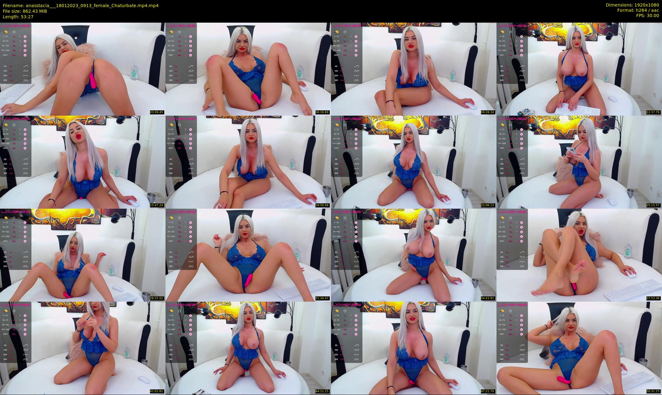 anasstacia__ — 54 minute Chaturbate female cam show recording, 1080p, Jan 18, 2023