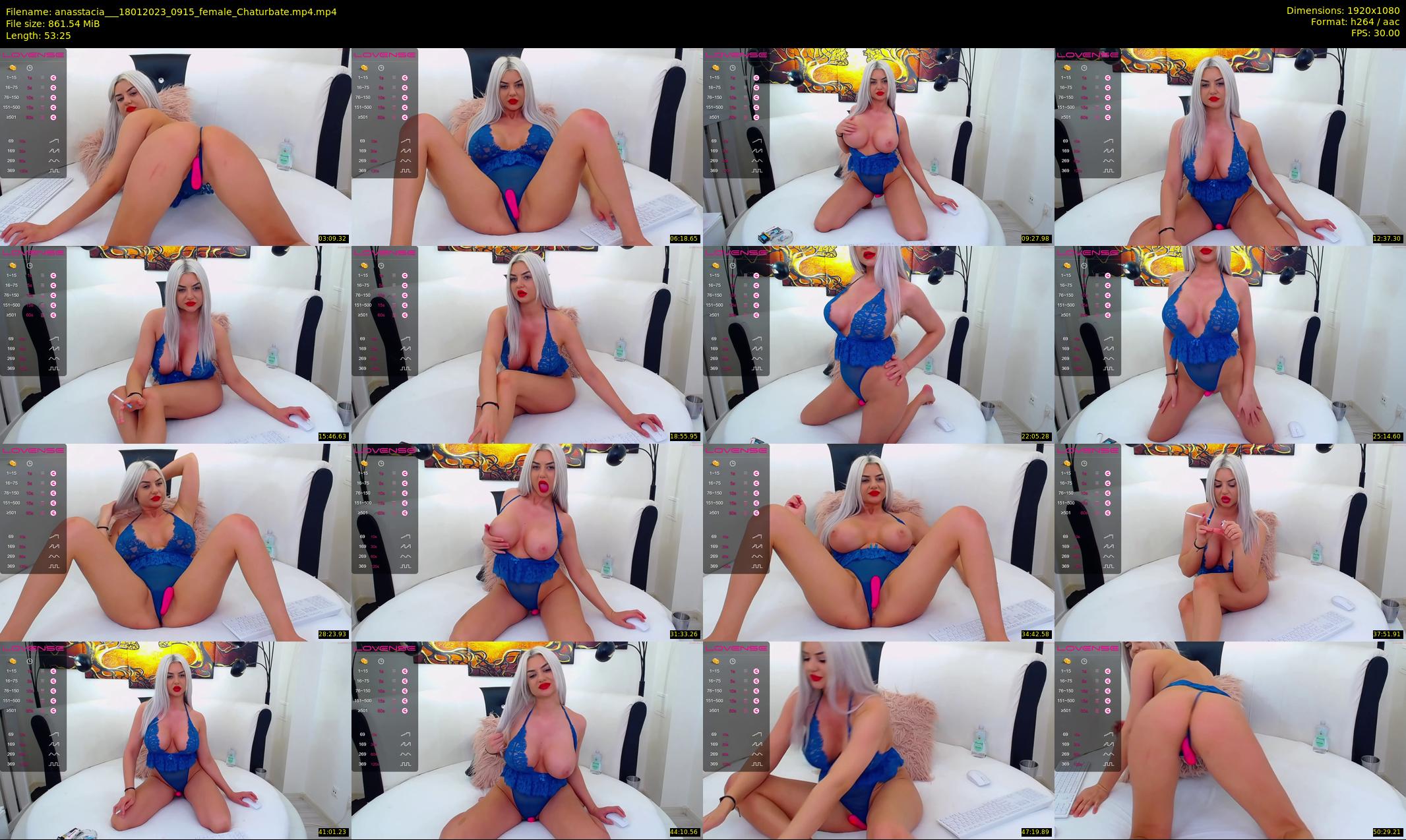 anasstacia__ — 54 minute Chaturbate female cam show recording, 1080p, Jan 18, 2023