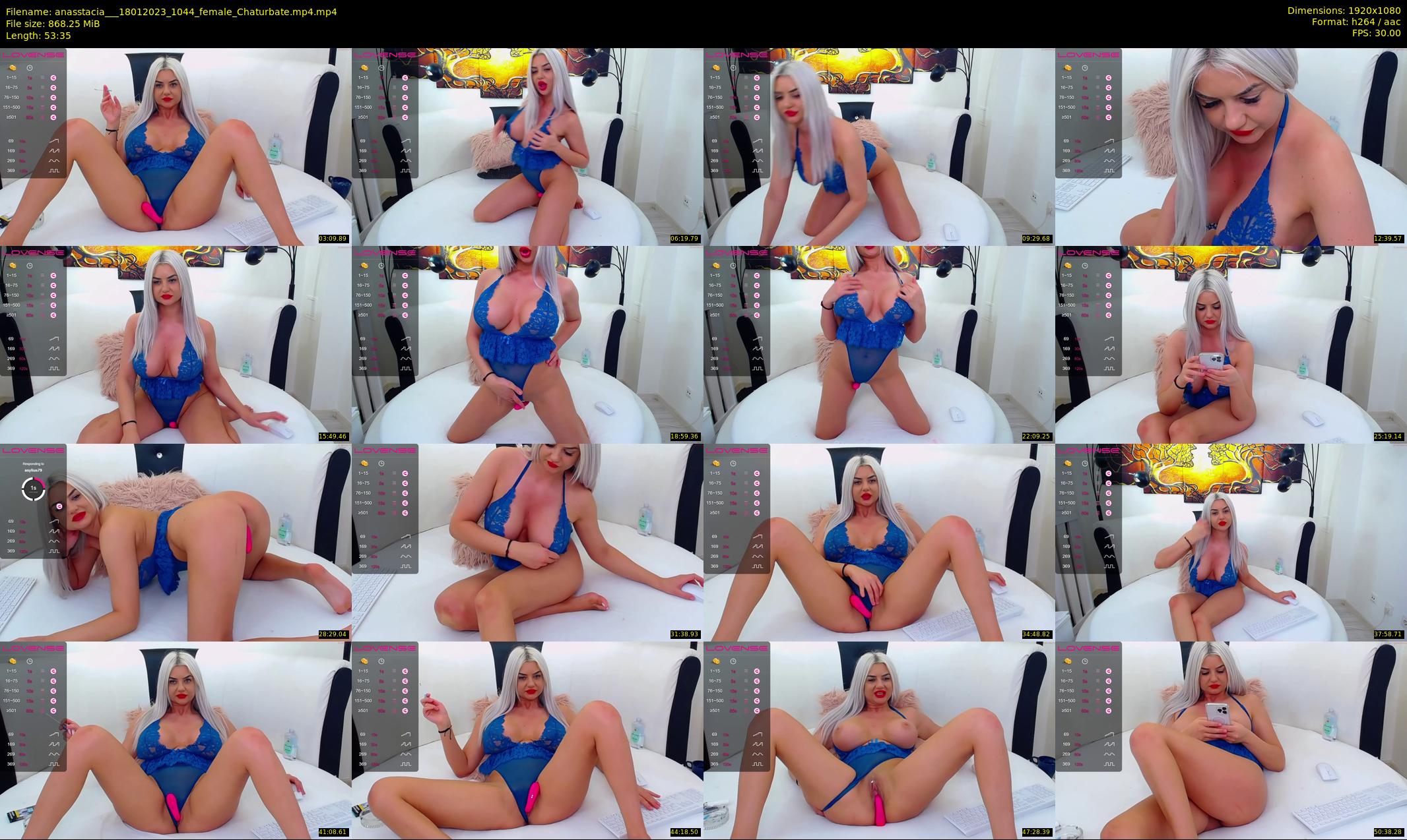 anasstacia__ — 54 minute Chaturbate female cam show recording, 1080p, Jan 18, 2023