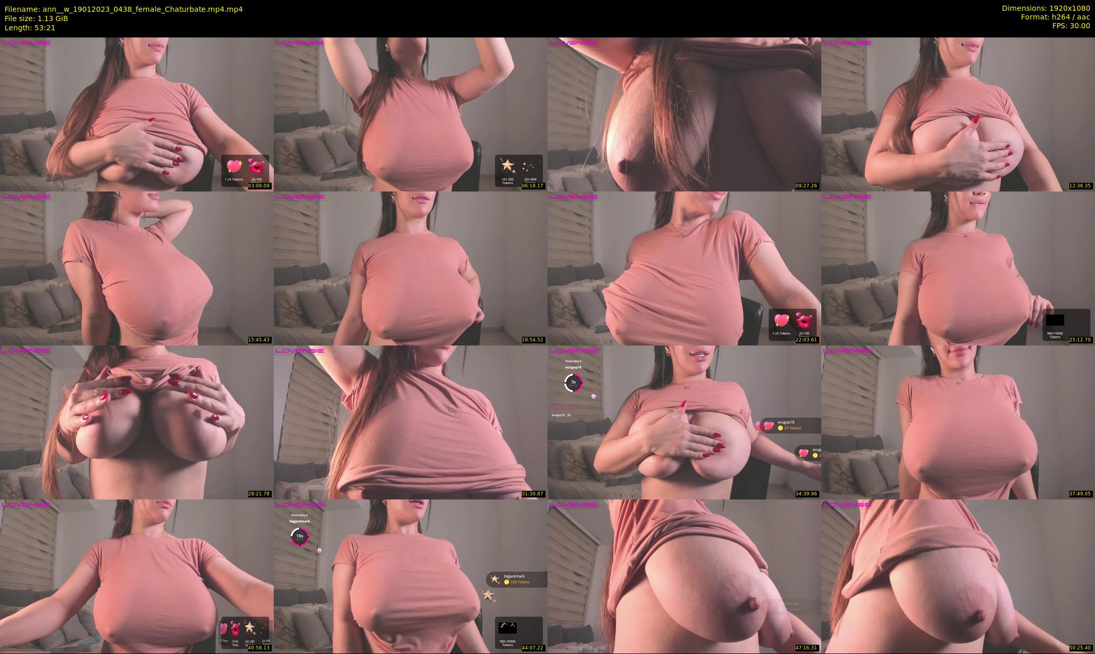 ann__w — 54 minute Chaturbate female cam show recording, 1080p, Jan 19, 2023