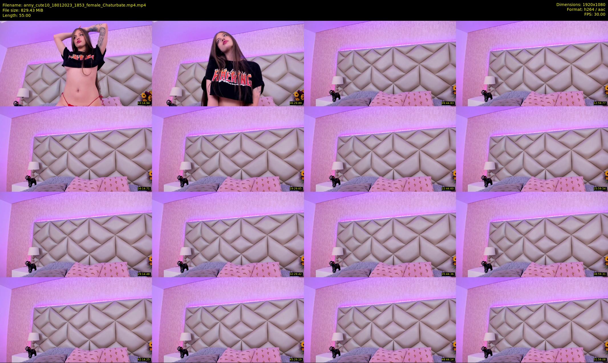 anny_cute10 — 55 minute Chaturbate female cam show recording, 1080p, Jan 18, 2023