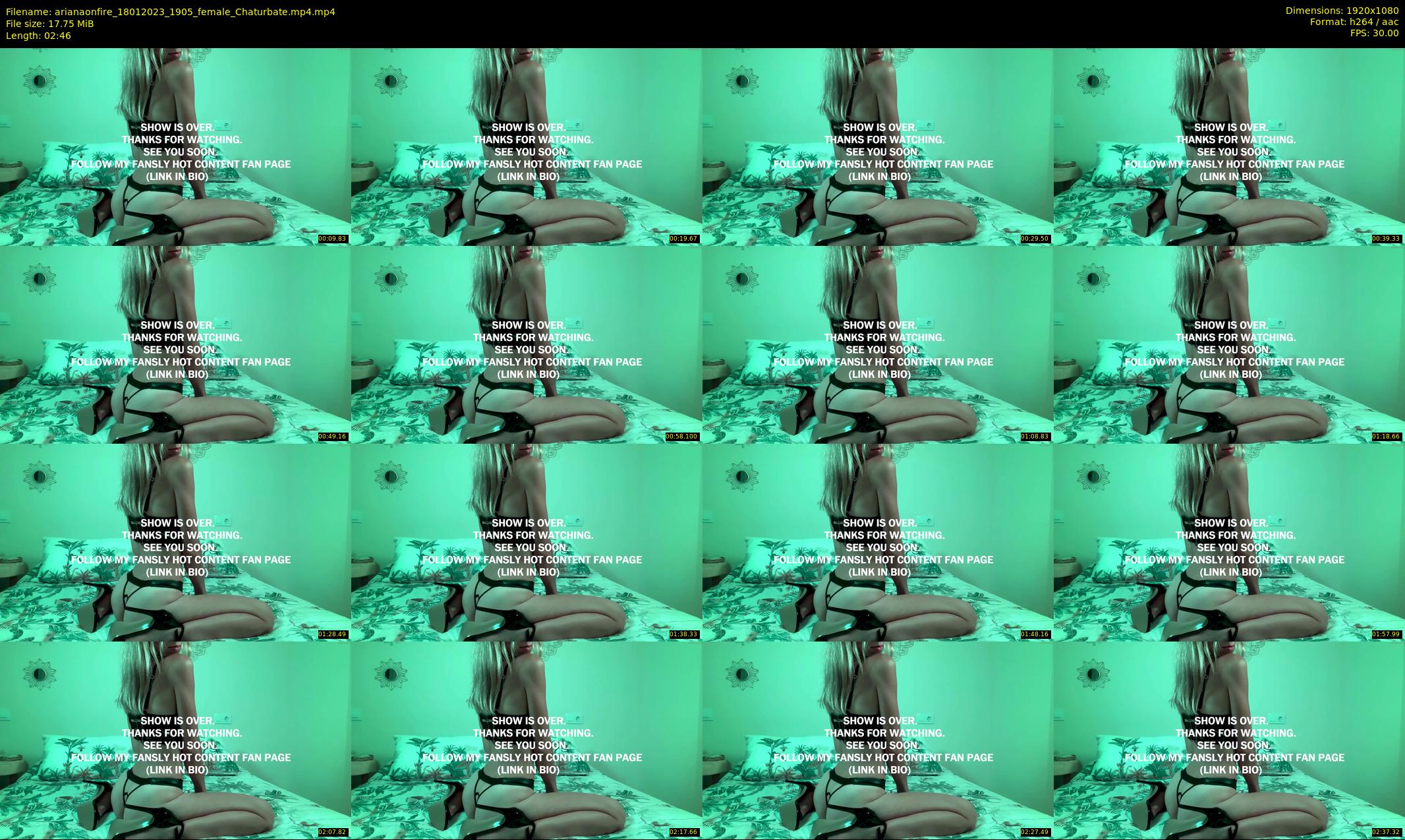 arianaonfire — 3 minute Chaturbate couple cam show recording, 1080p, Jan 18, 2023