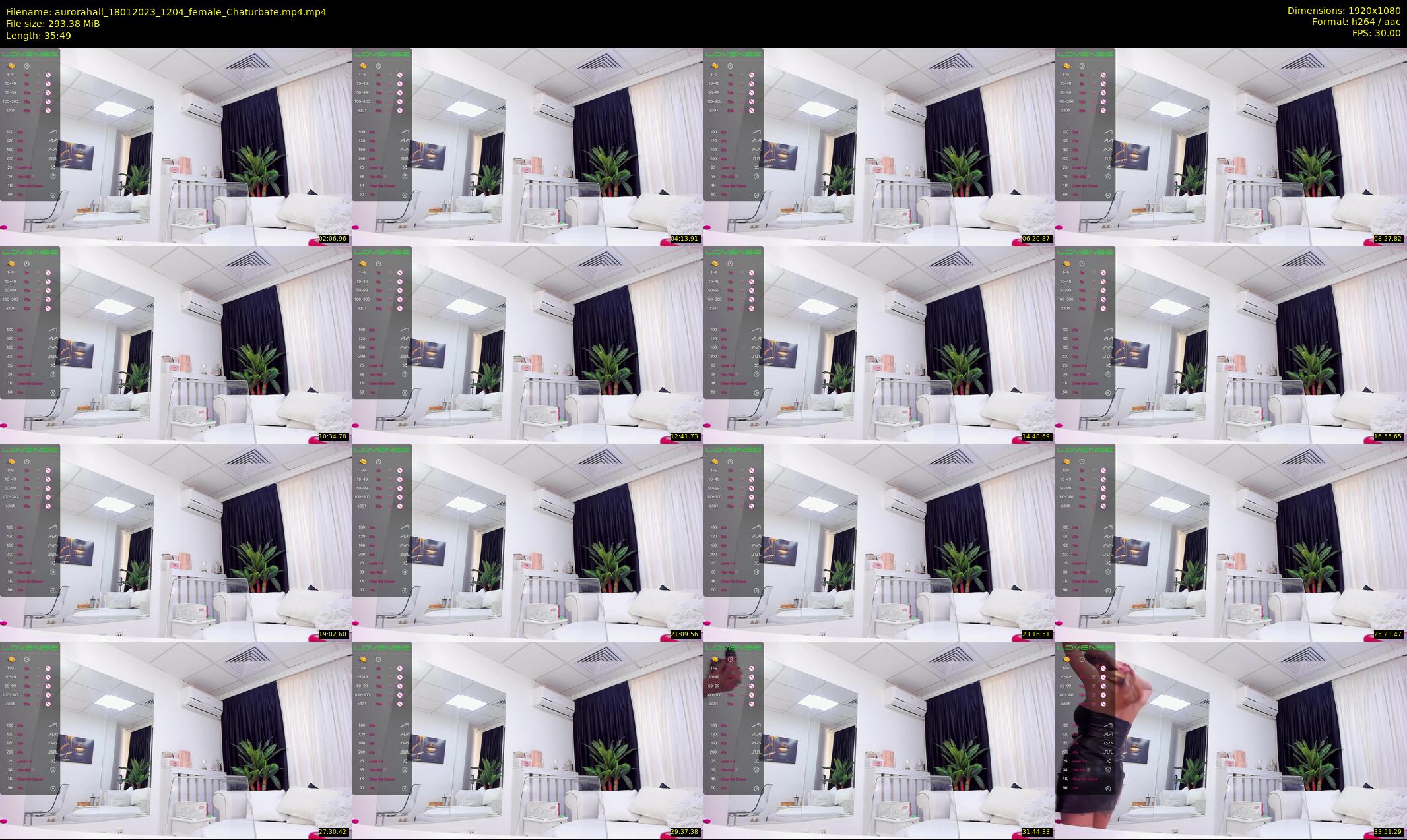 aurorahall — 36 minute Chaturbate female cam show recording, 1080p, Jan 18, 2023