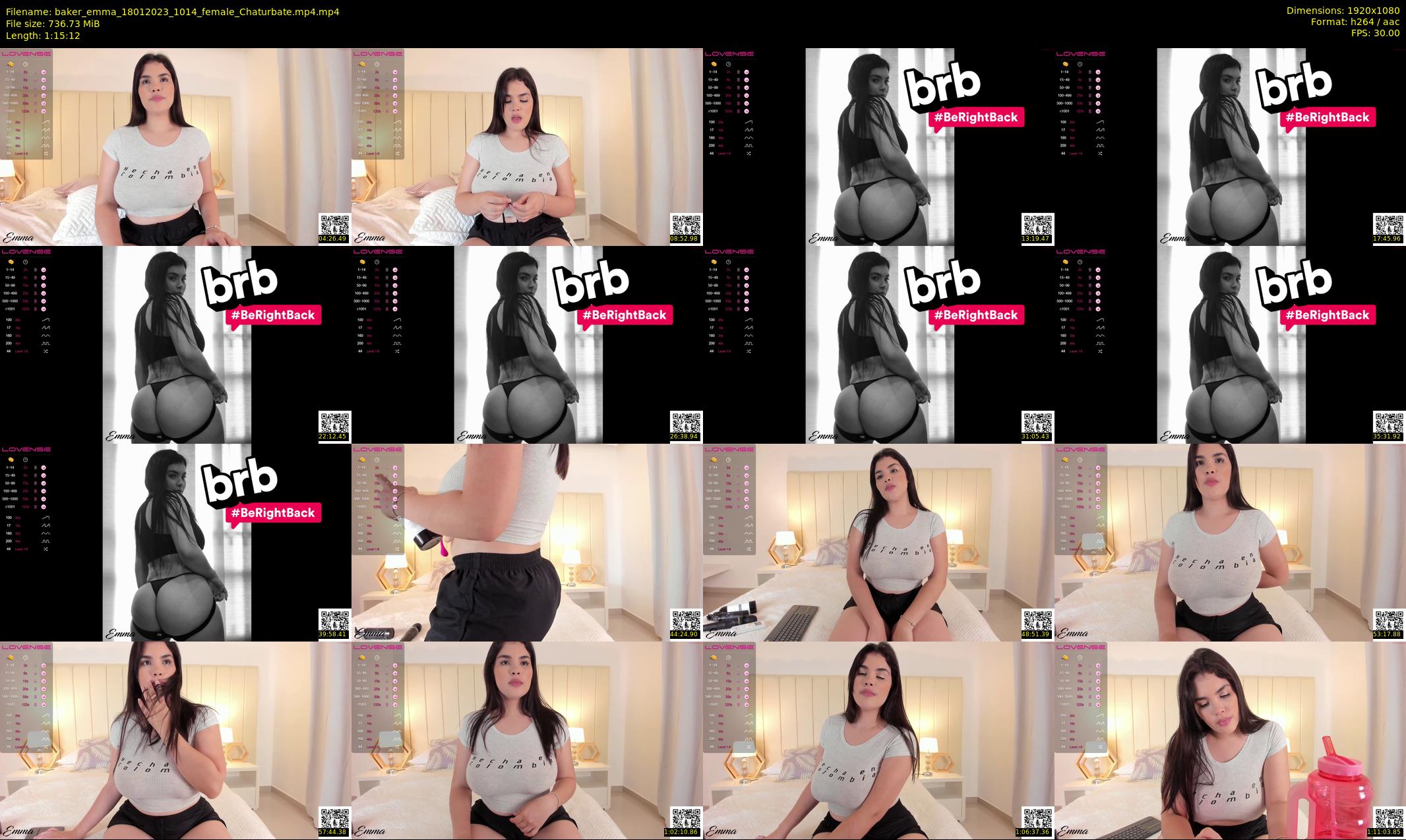 baker_emma — 76 minute Chaturbate female cam show recording, 1080p, Jan 18, 2023